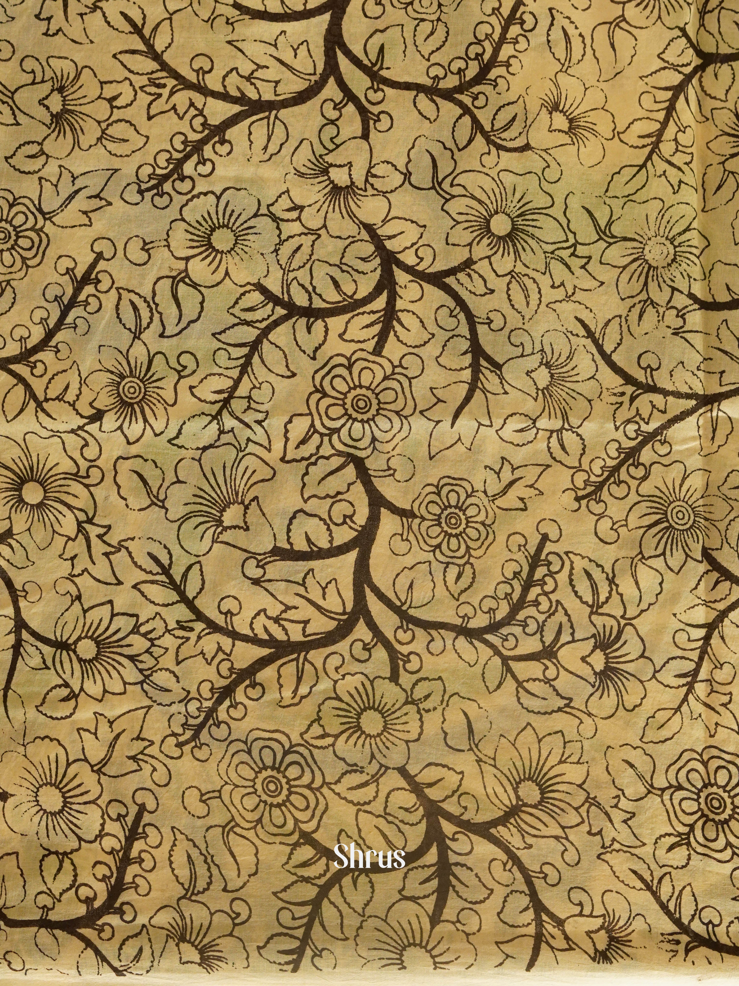 Beige & Brown - kalamkari-cotton - Shop on ShrusEternity.com