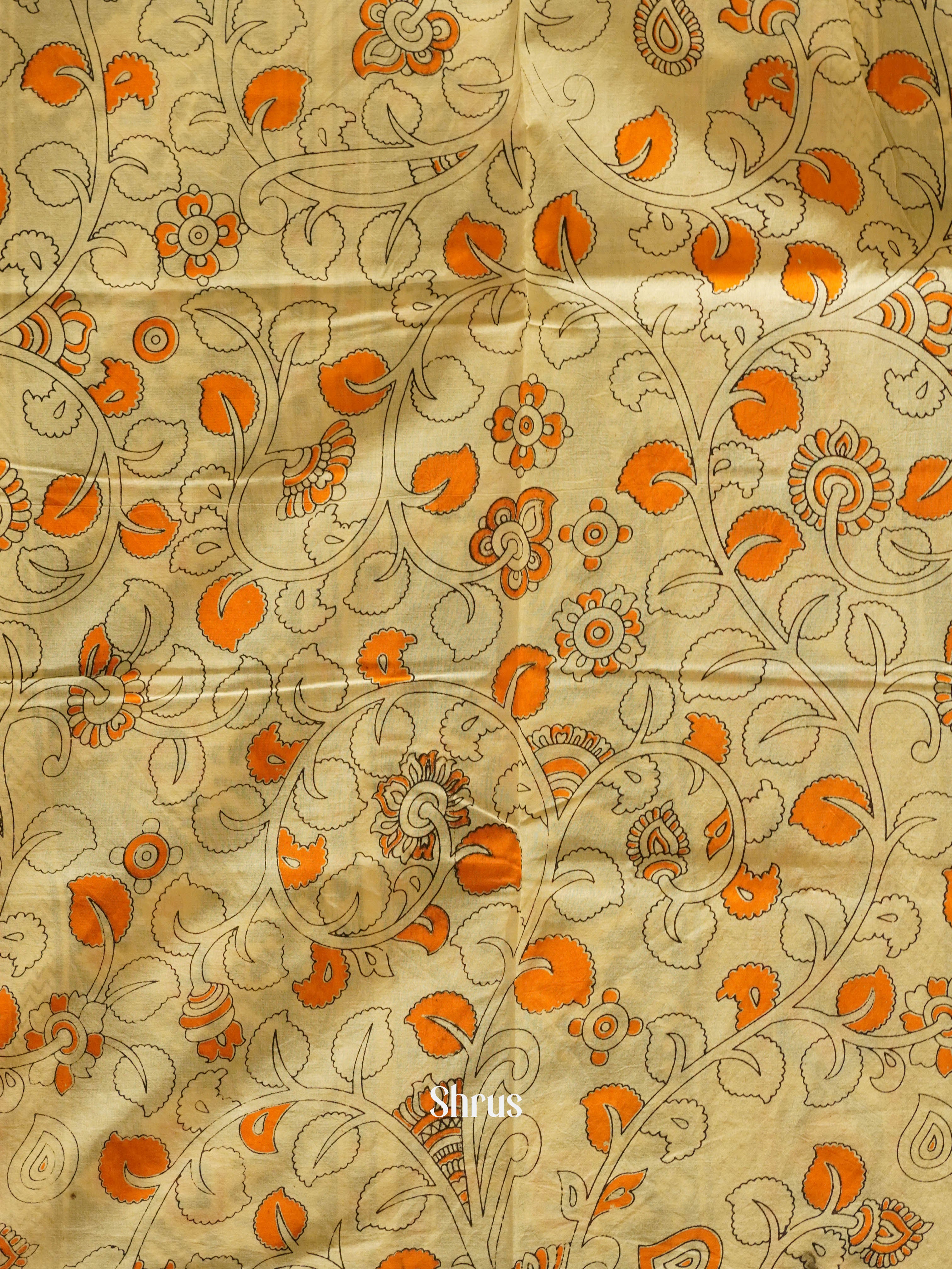 Black & Beige - kalamkari-cotton - Shop on ShrusEternity.com