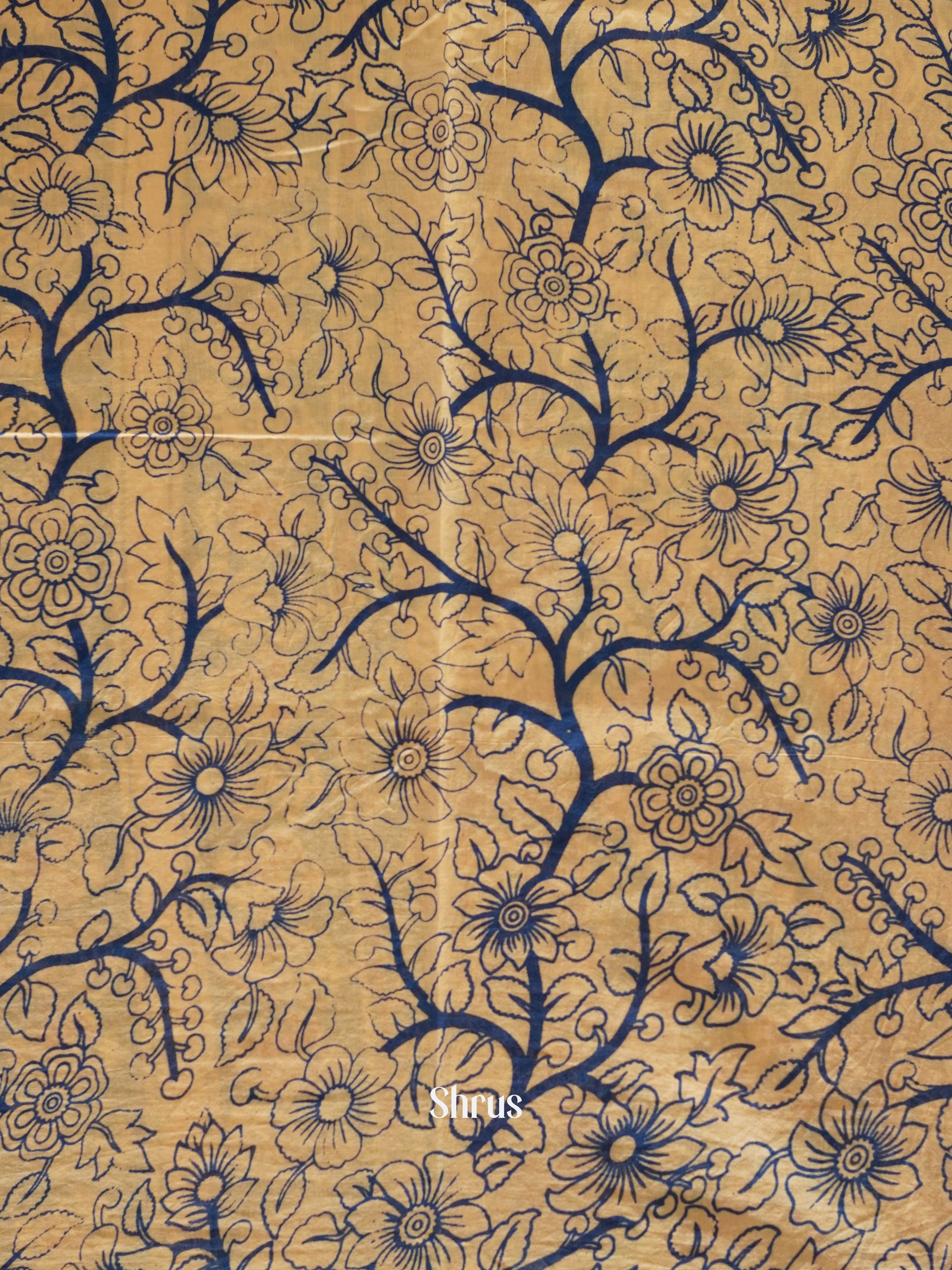 Red & Blue - kalamkari-cotton - Shop on ShrusEternity.com