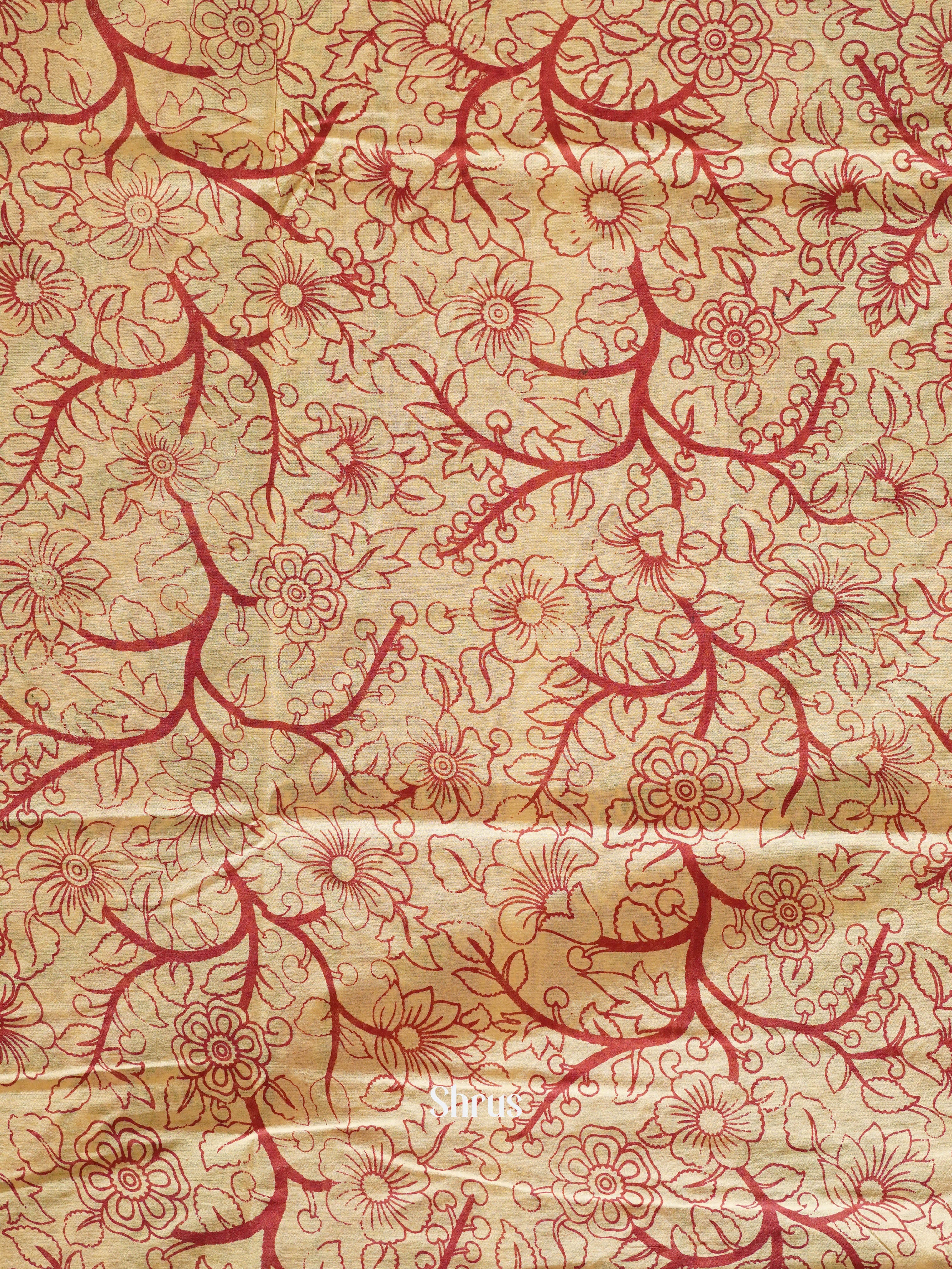 Blue & Majenta - kalamkari-cotton - Shop on ShrusEternity.com