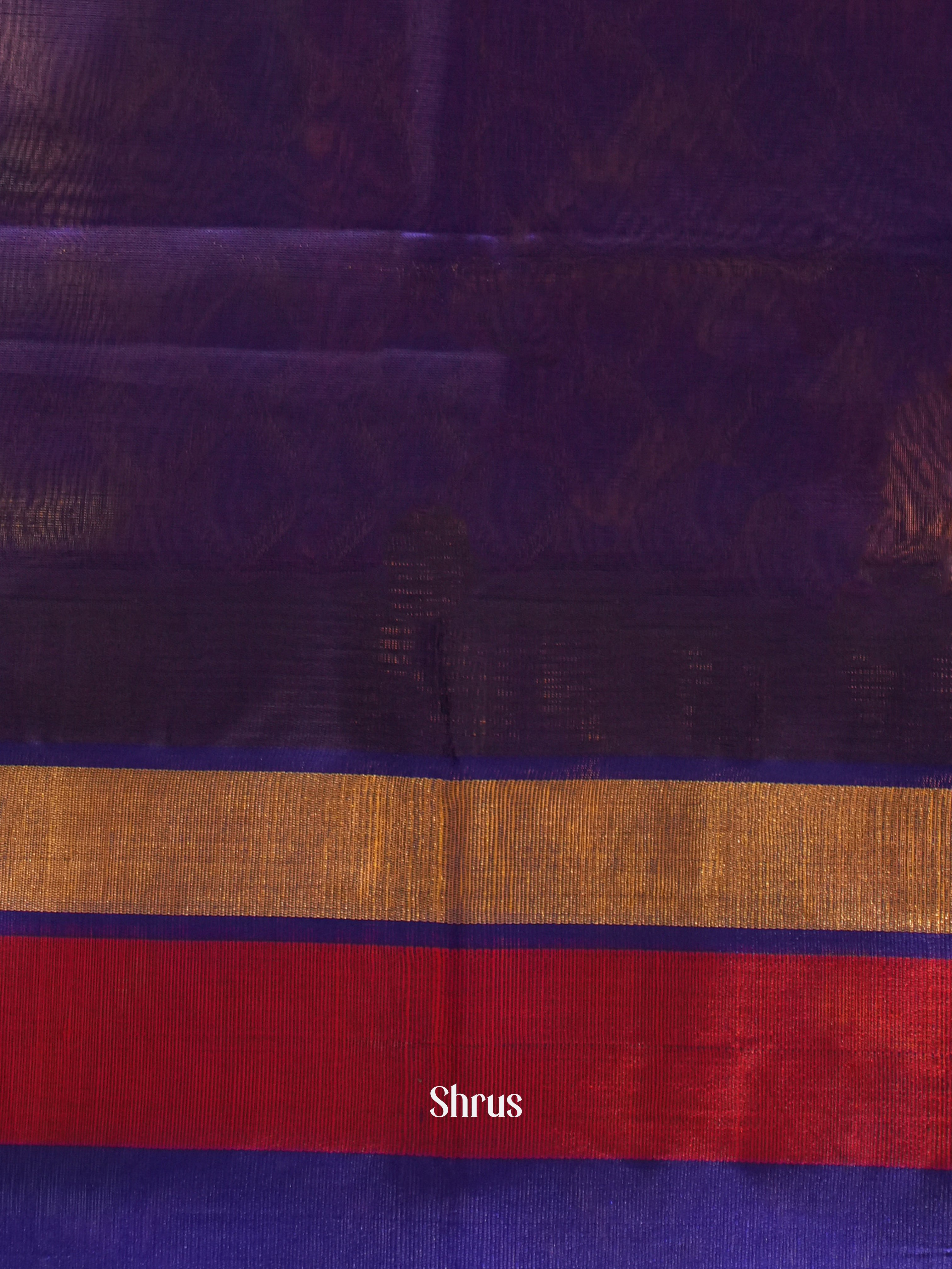 Teal & Blue - Silk Cotton Saree - Shop on ShrusEternity.com