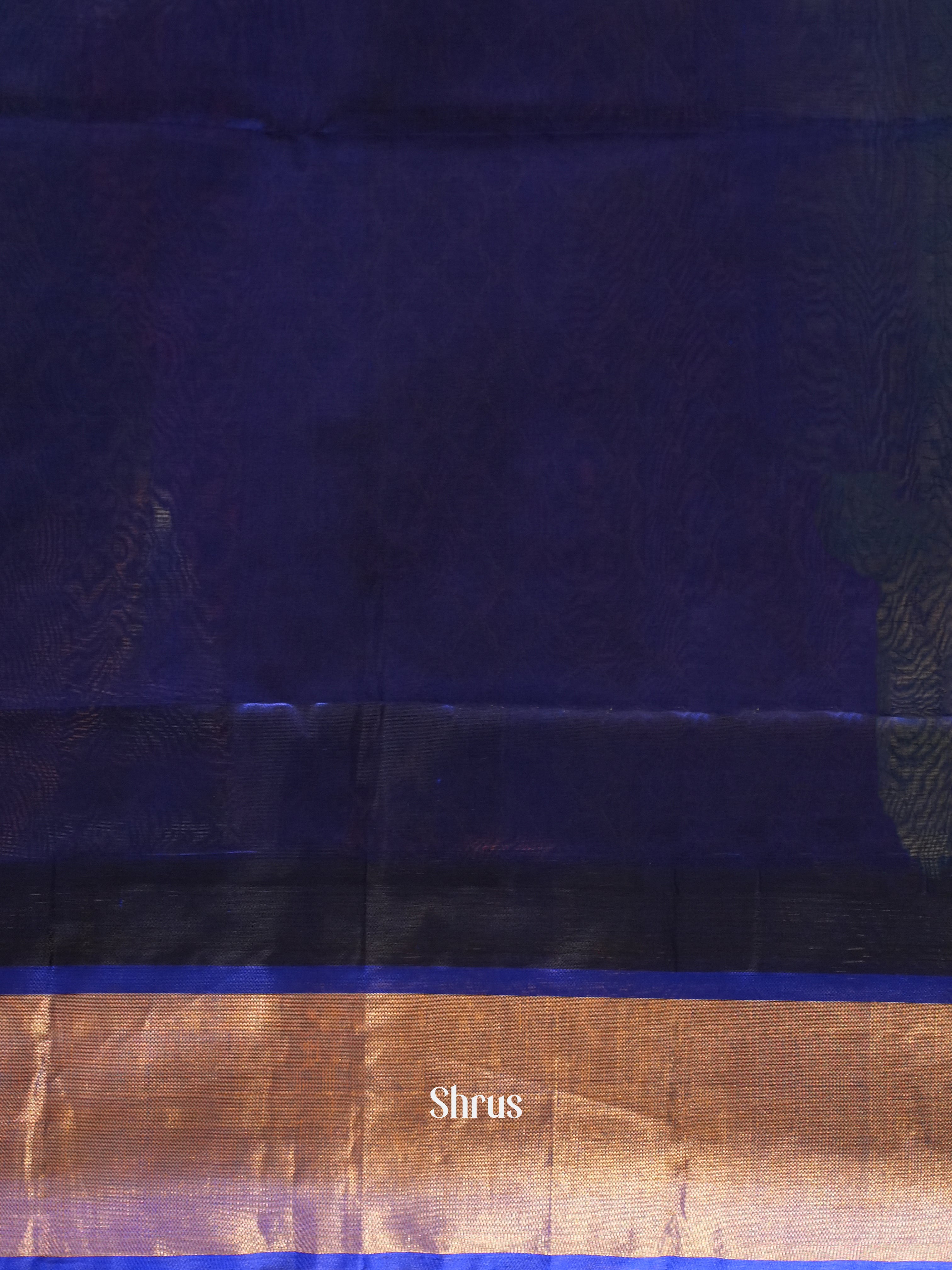 Green & Blue - Silk Cotton Saree - Shop on ShrusEternity.com