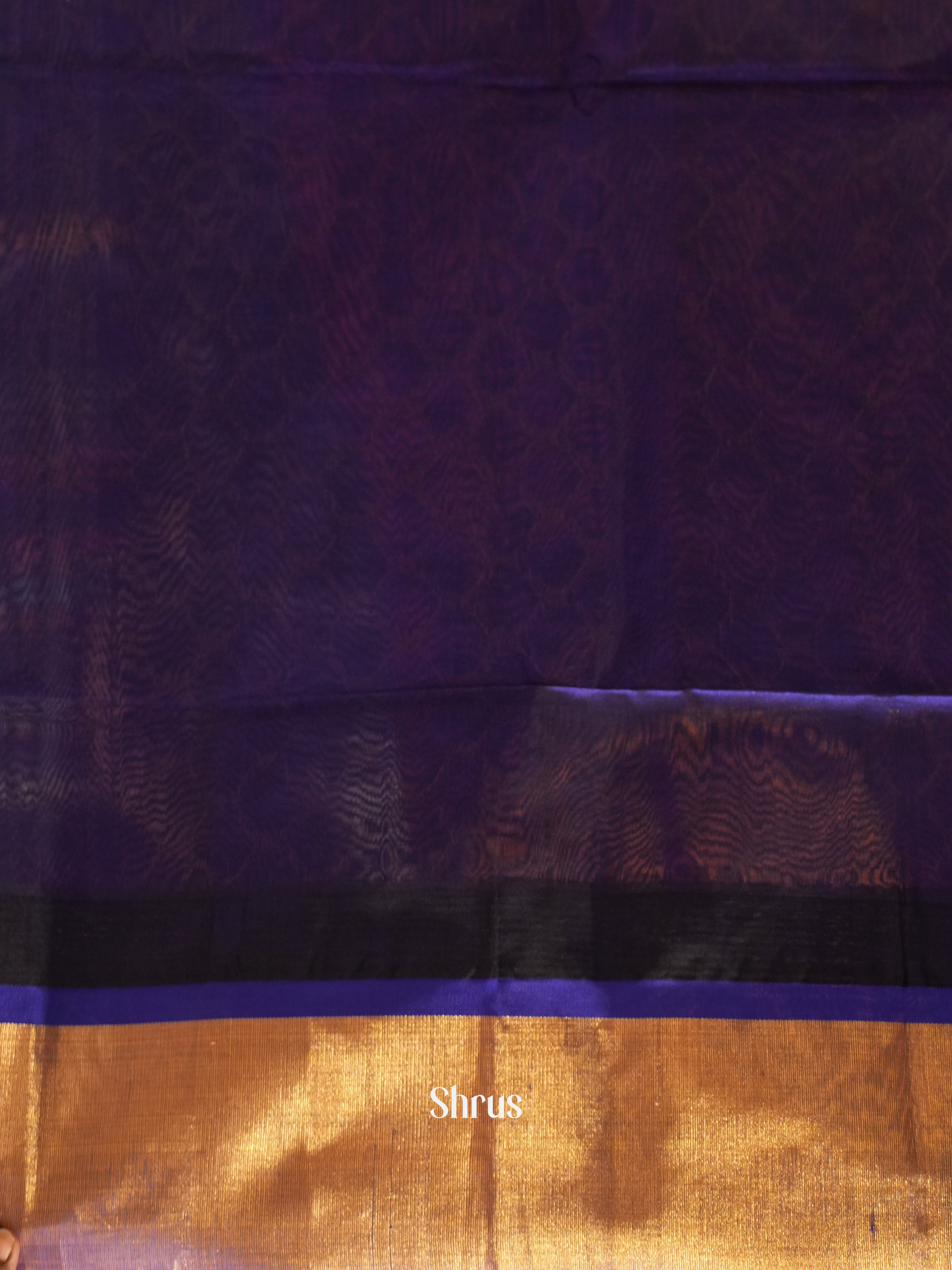 Mustard & Blue - Silk Cotton Saree - Shop on ShrusEternity.com