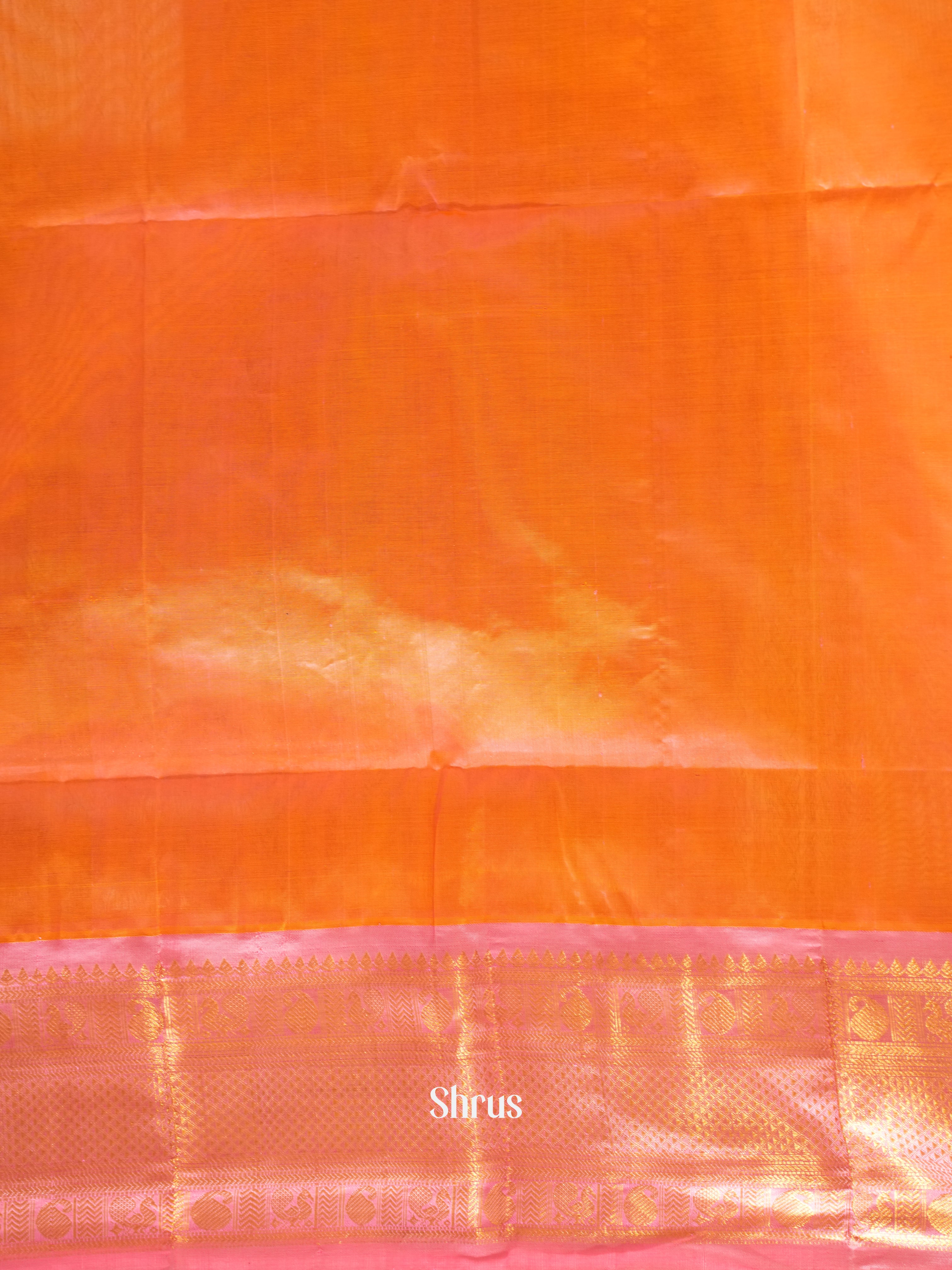 Green & Pink - Silk Cotton Saree - Shop on ShrusEternity.com