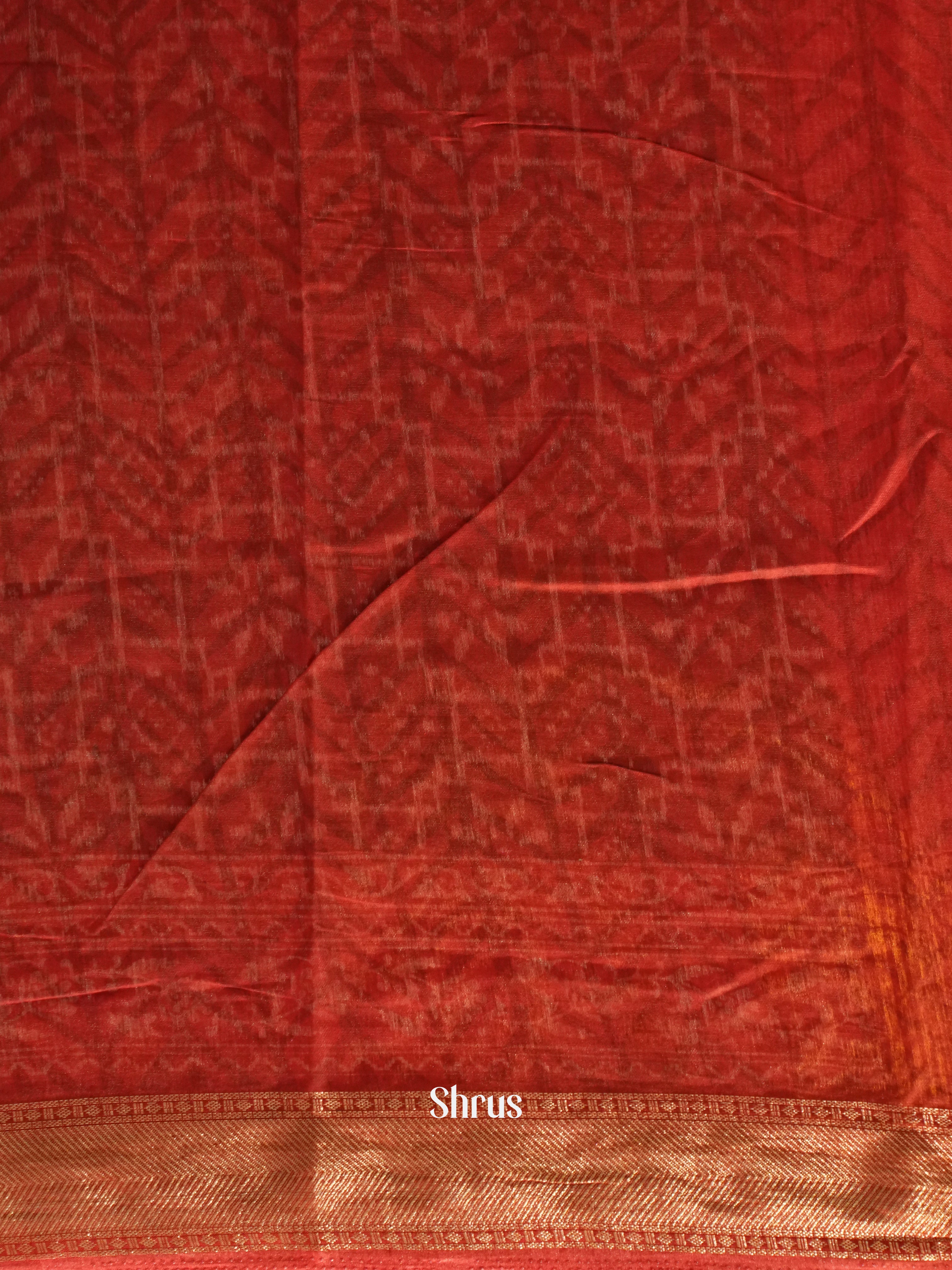 Black & Red - Art Modal Saree - Shop on ShrusEternity.com