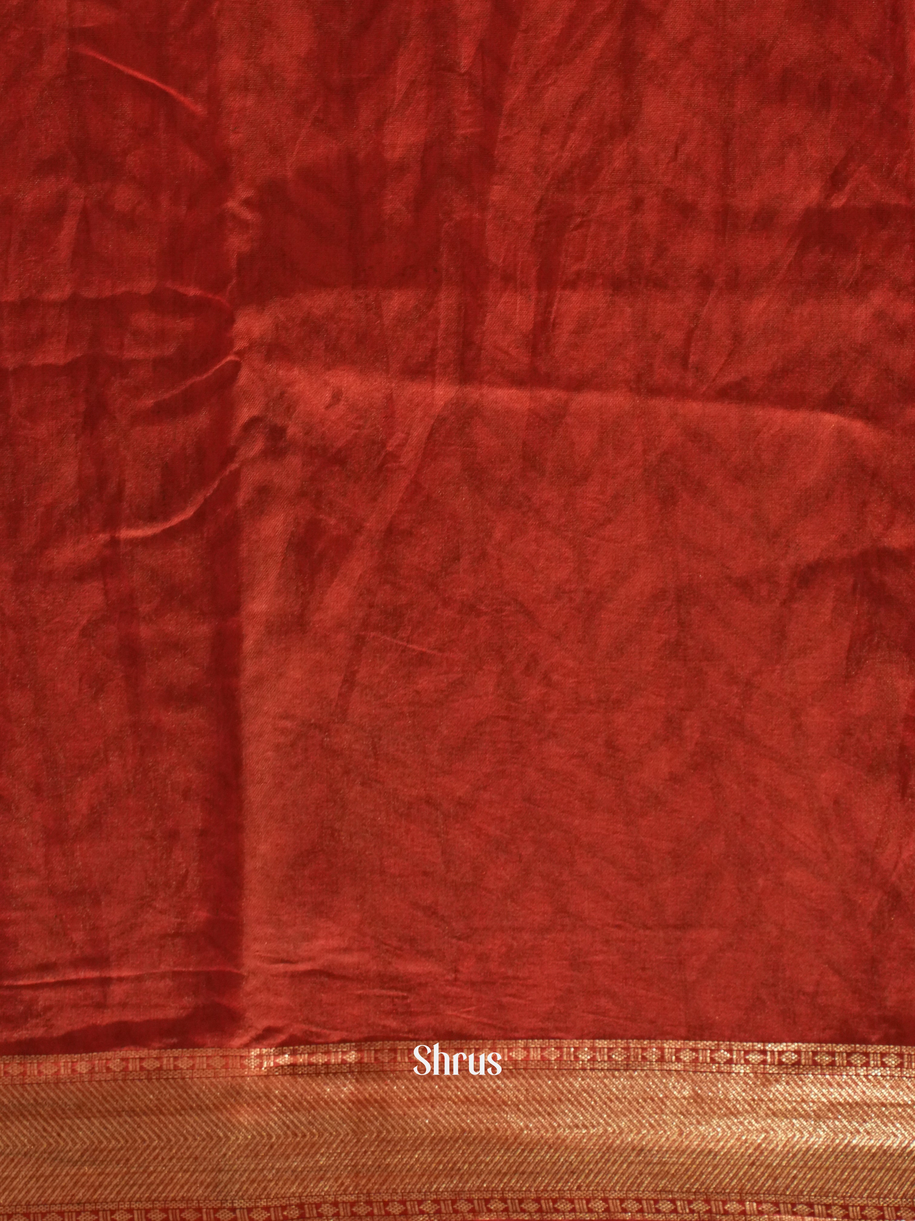 Black & Red - Art Modal Saree - Shop on ShrusEternity.com