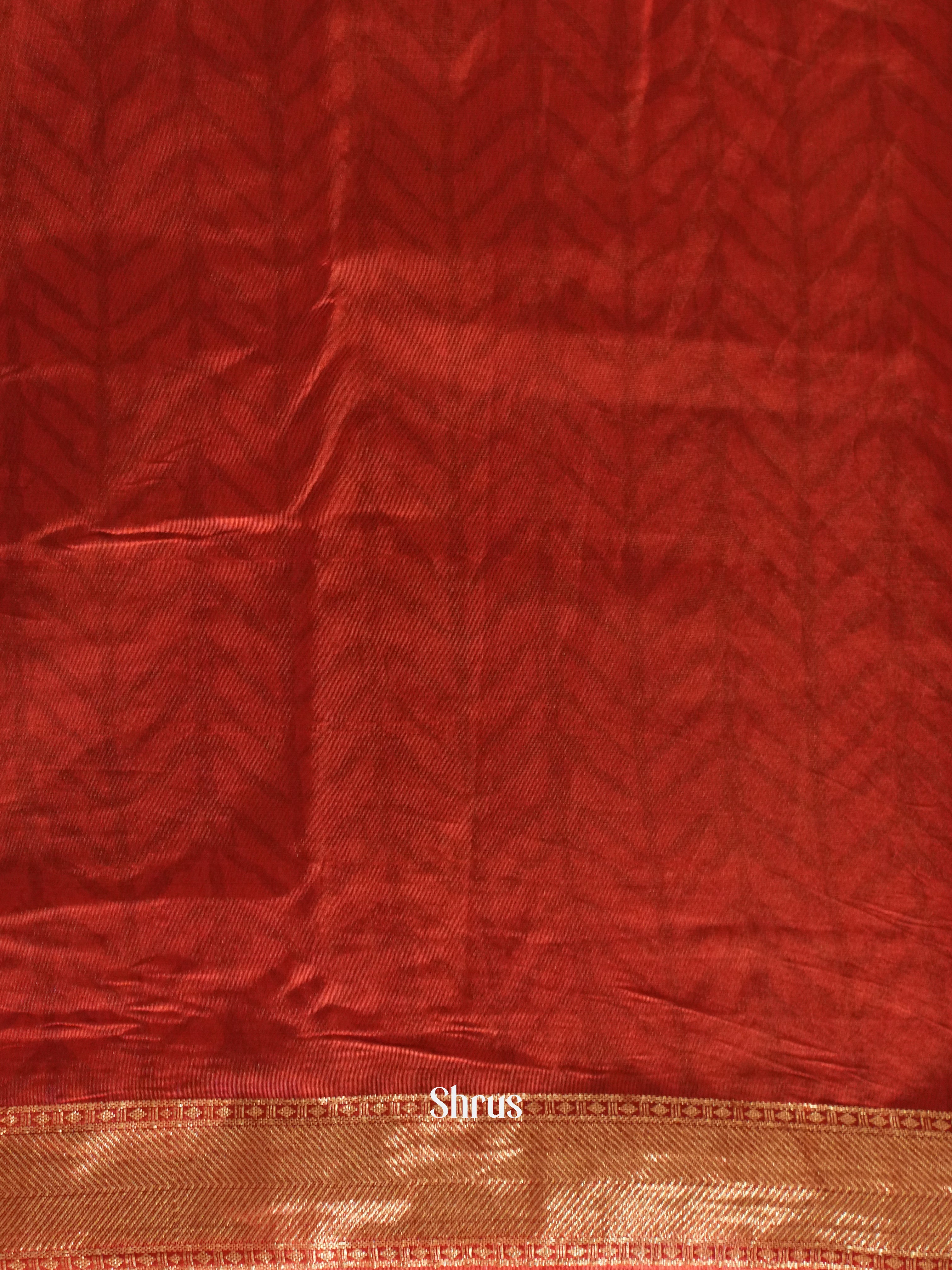 Black & Red - Art Modal Saree - Shop on ShrusEternity.com