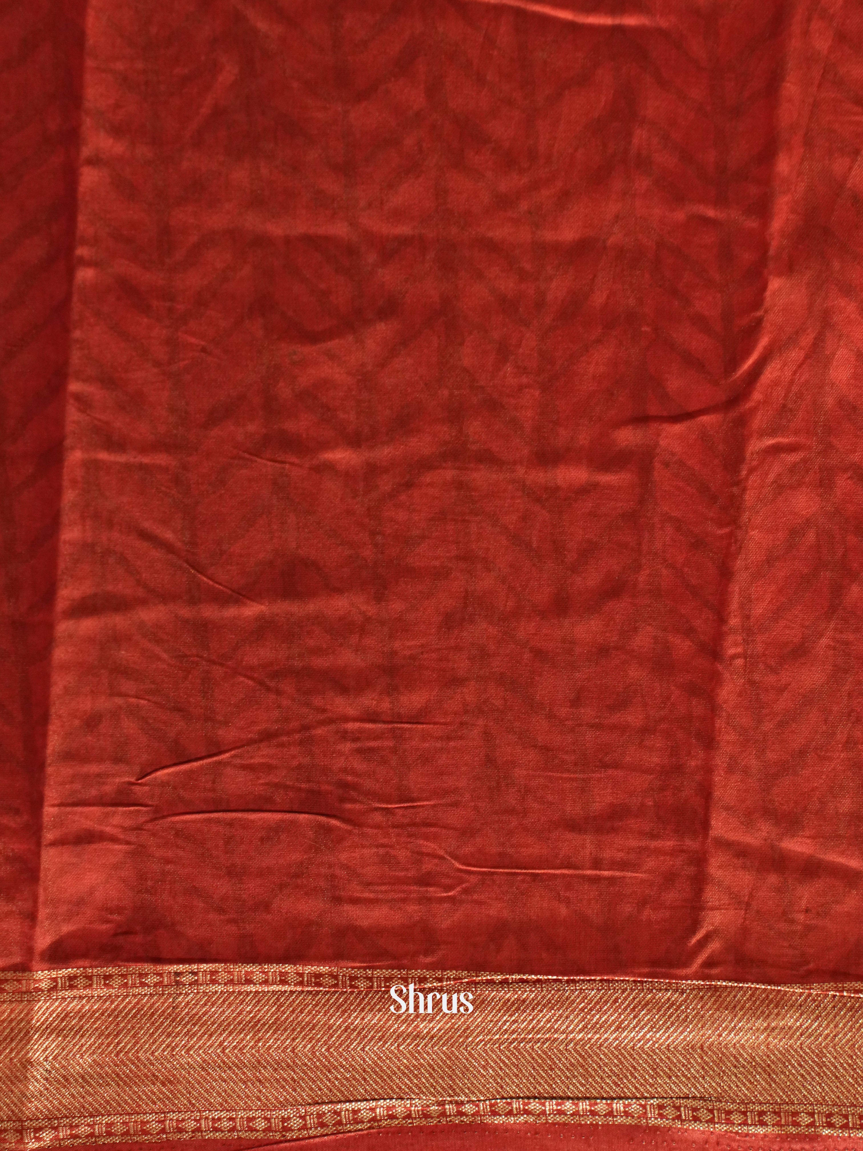 Black & Red - Art Modal Saree - Shop on ShrusEternity.com