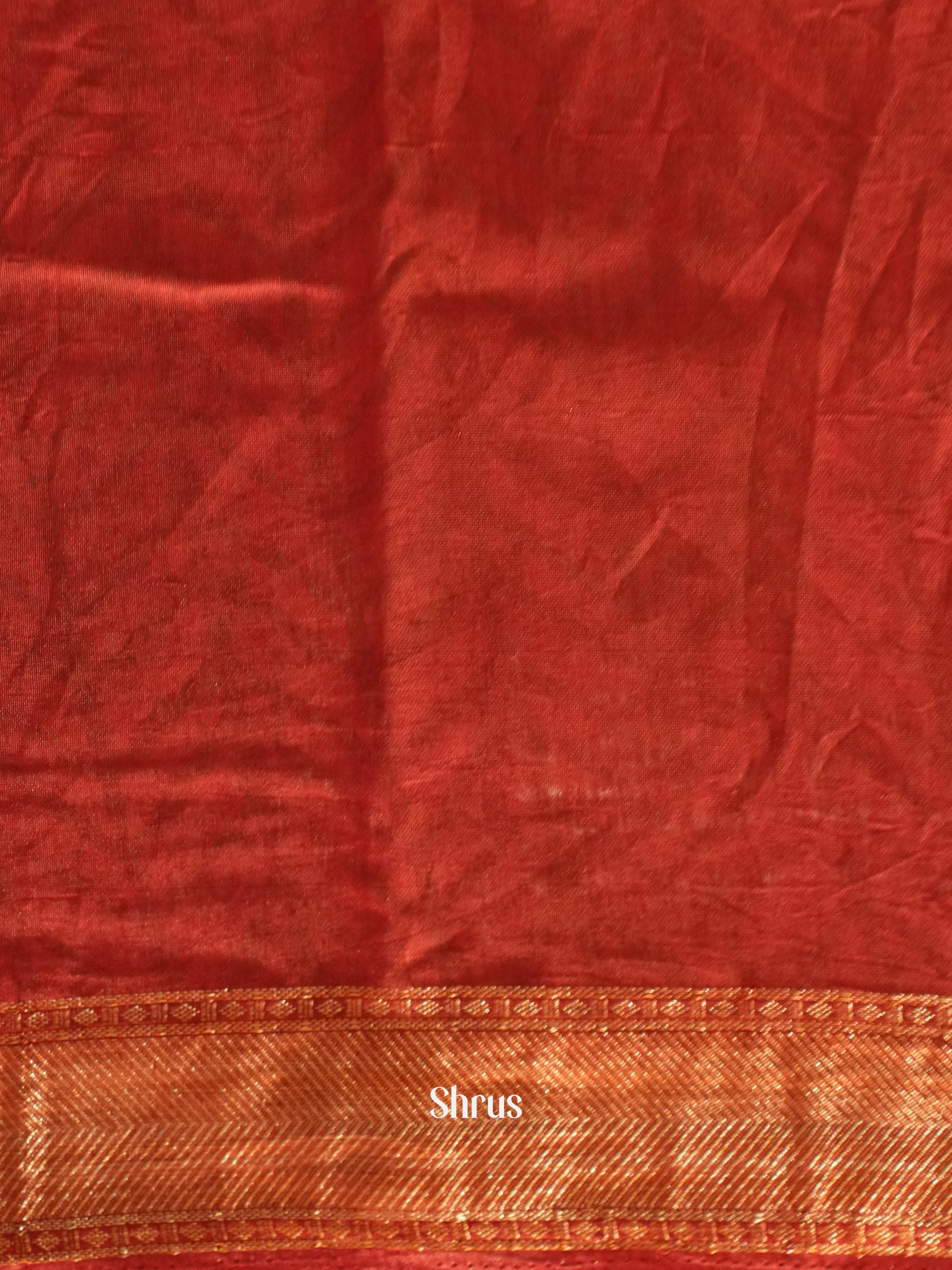 Black & Red - Art Modal Saree - Shop on ShrusEternity.com