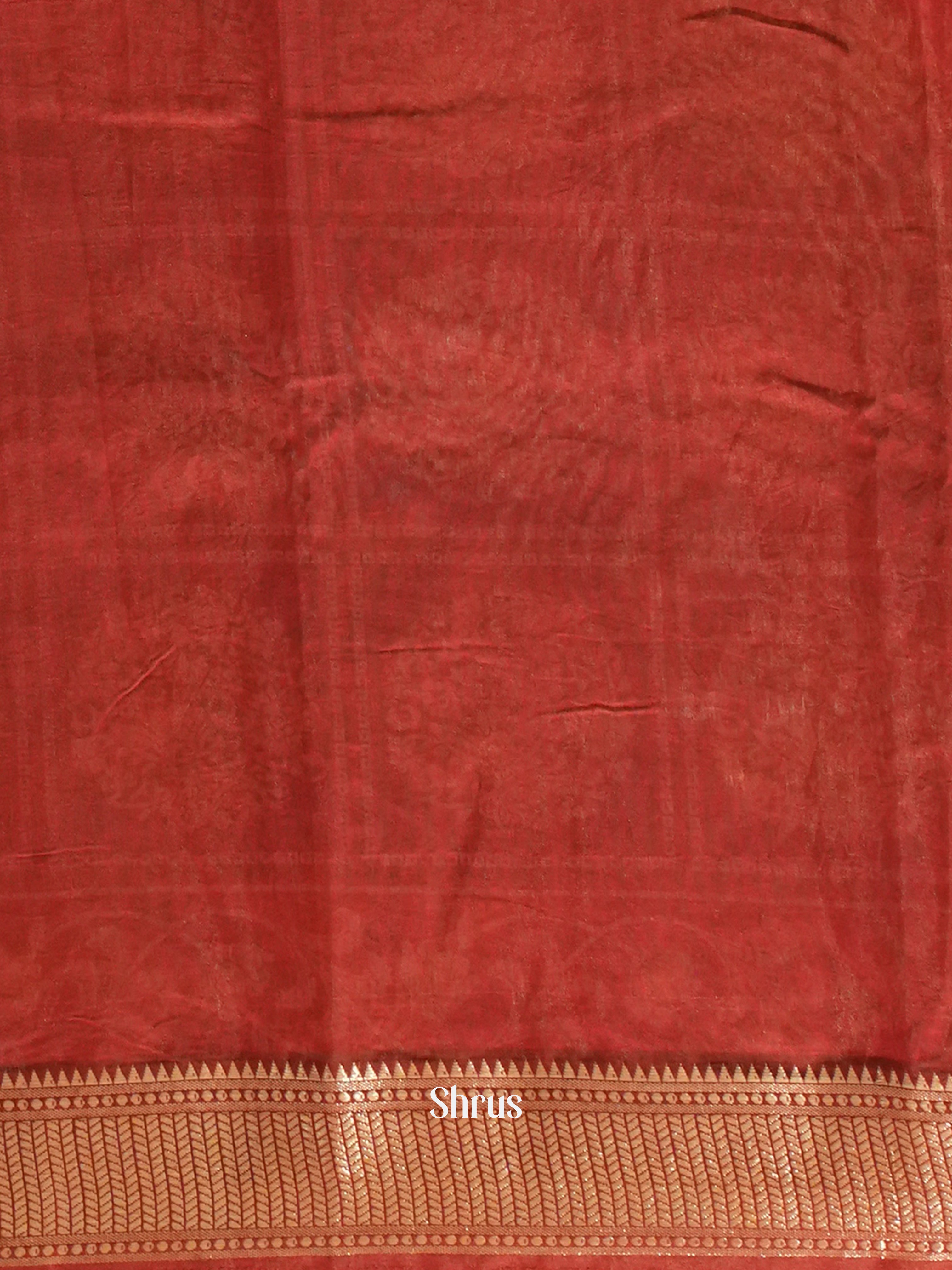 Black & Red - Art Modal Saree - Shop on ShrusEternity.com