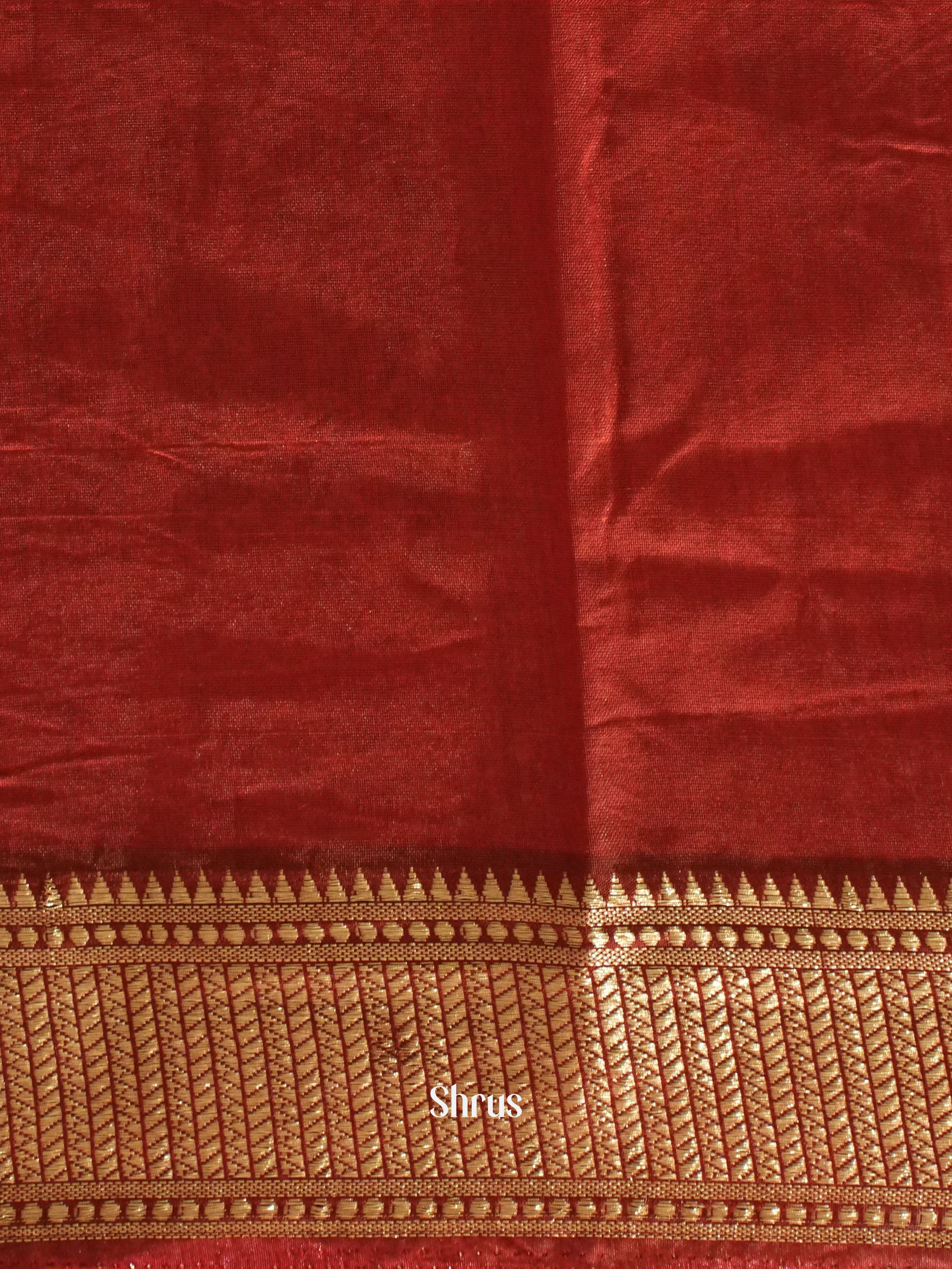 Black & Red - Art Modal Saree - Shop on ShrusEternity.com