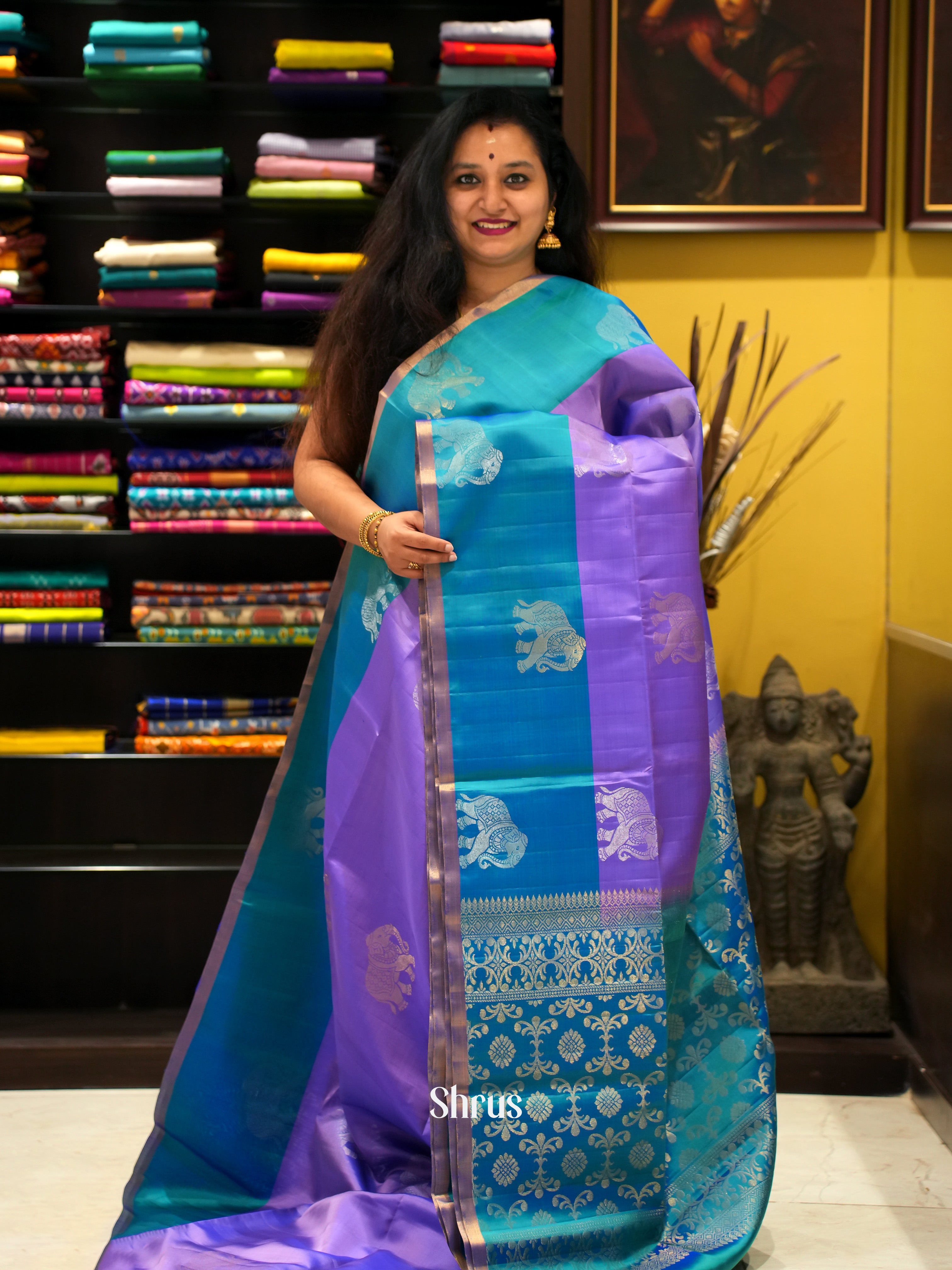 Purple & Blue - Soft Silk - Shop on ShrusEternity.com