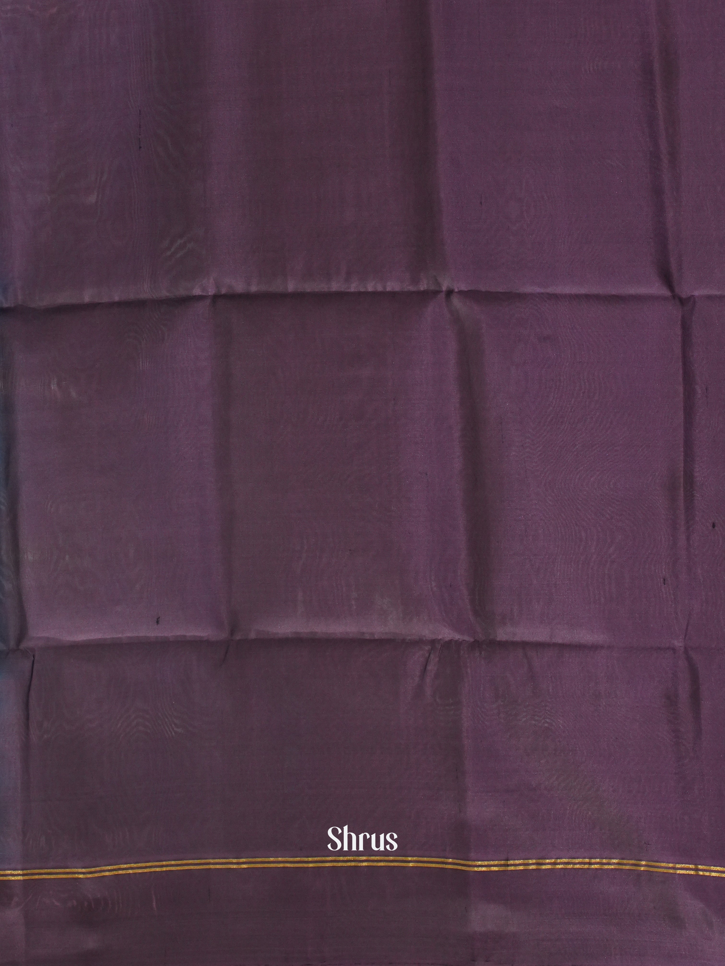 Blue & Violet- Soft Silk Saree - Shop on ShrusEternity.com