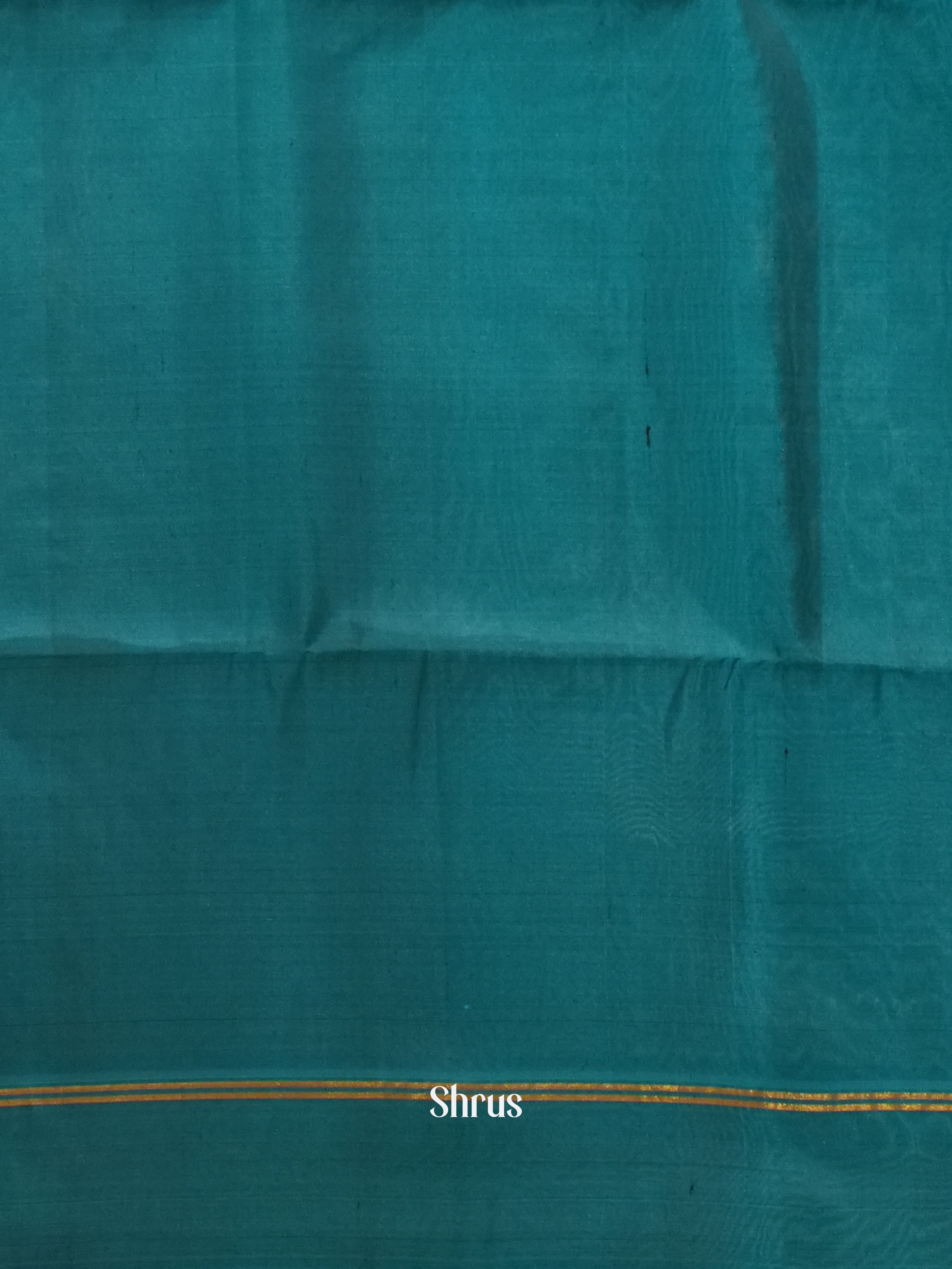 Navy Blue & Blue -Soft Silk Saree - Shop on ShrusEternity.com