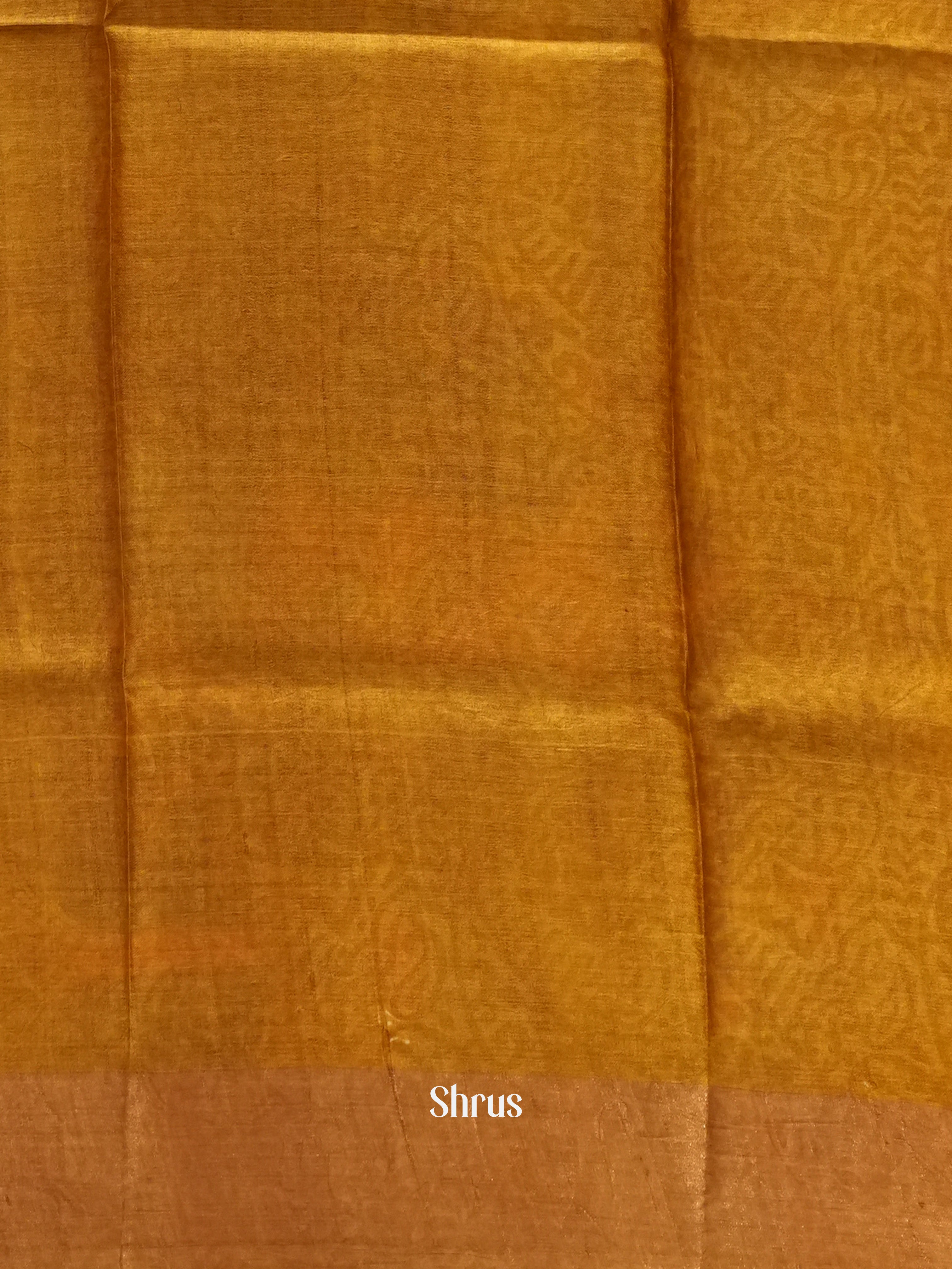 Purple & Brown - Tussar Saree - Shop on ShrusEternity.com