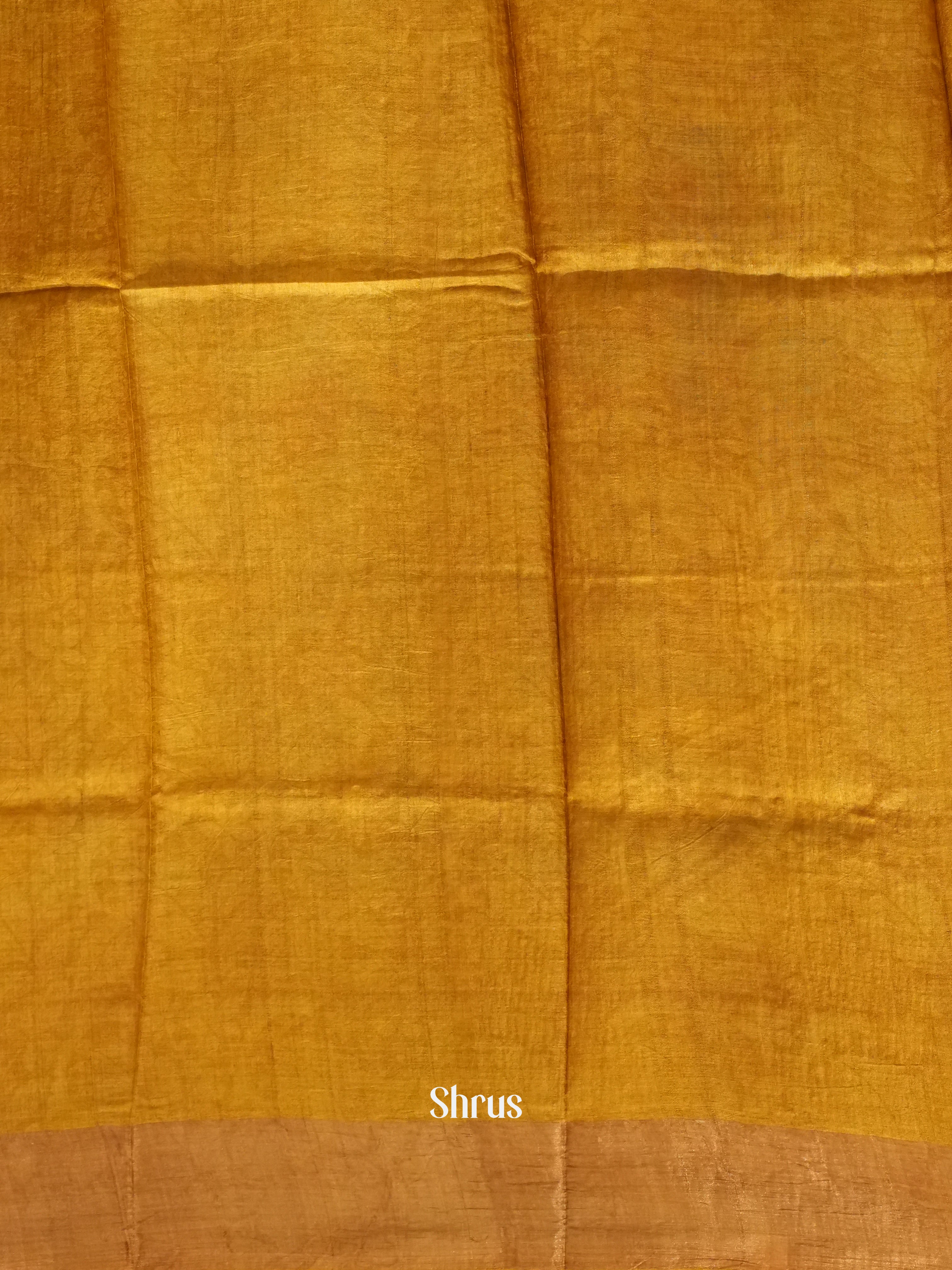 Grey & Beige - Tussar Saree - Shop on ShrusEternity.com