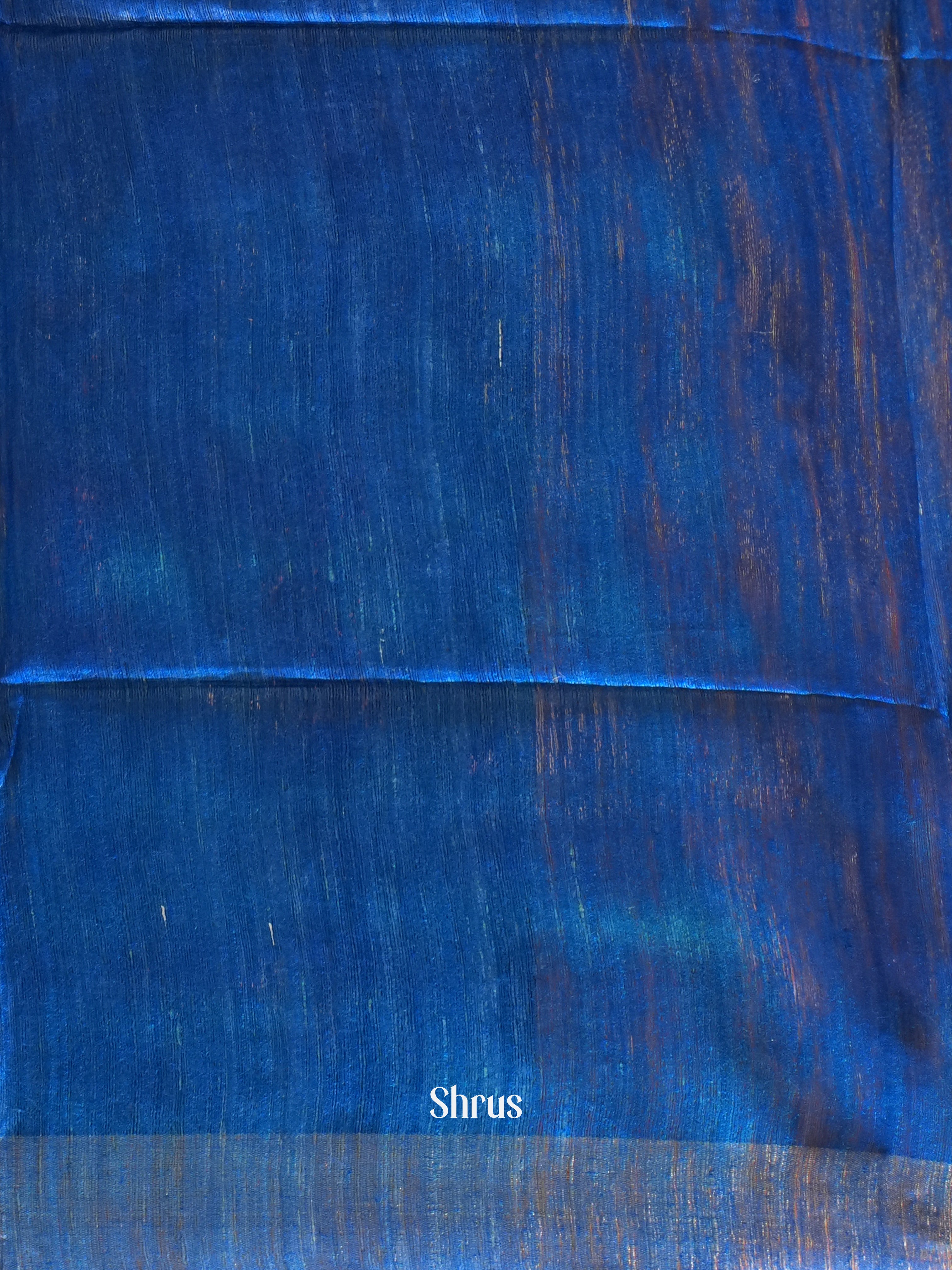 Orange & Blue - Gicha Saree - Shop on ShrusEternity.com