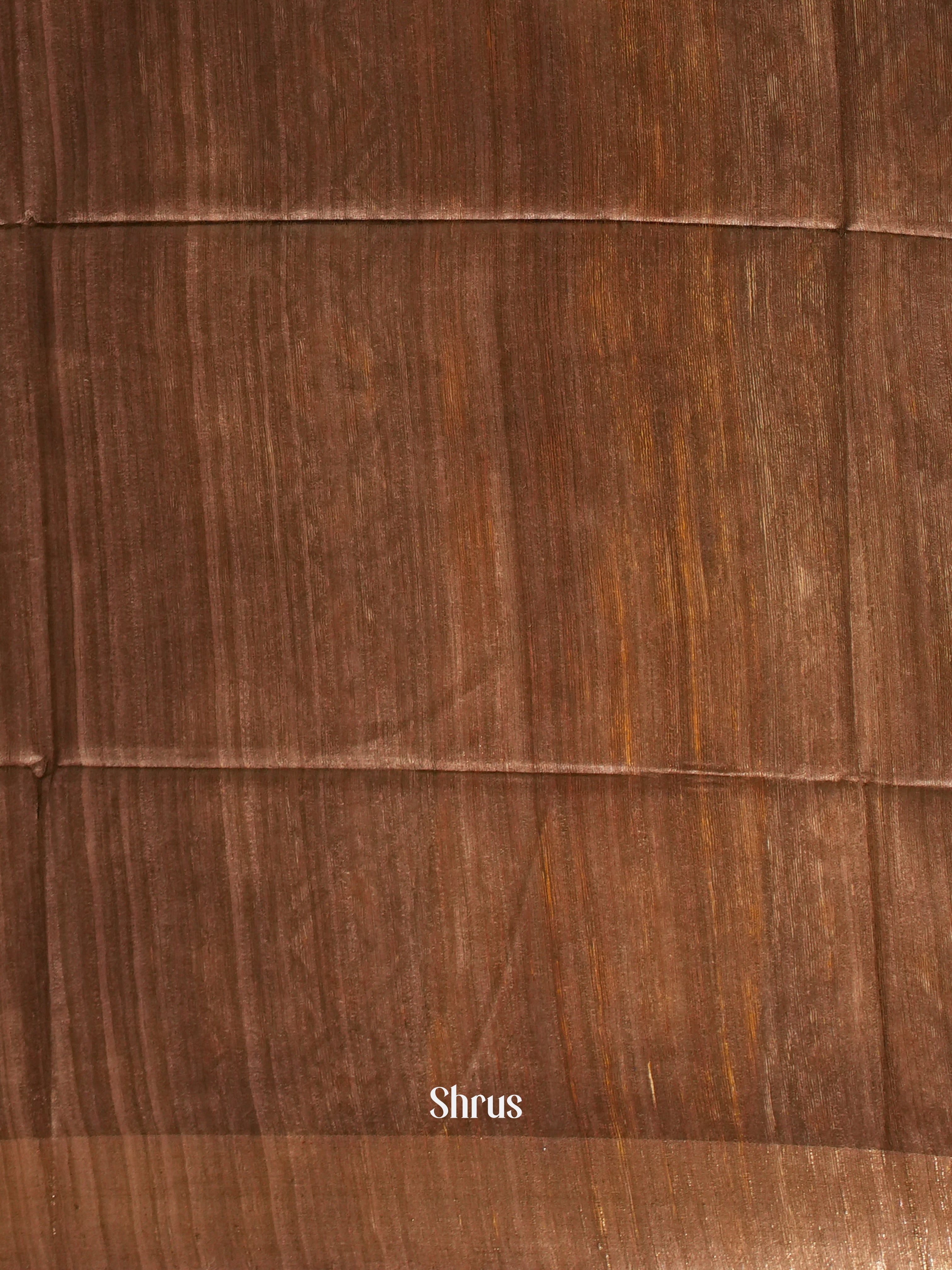 Cream & Brown - Gicha Saree - Shop on ShrusEternity.com