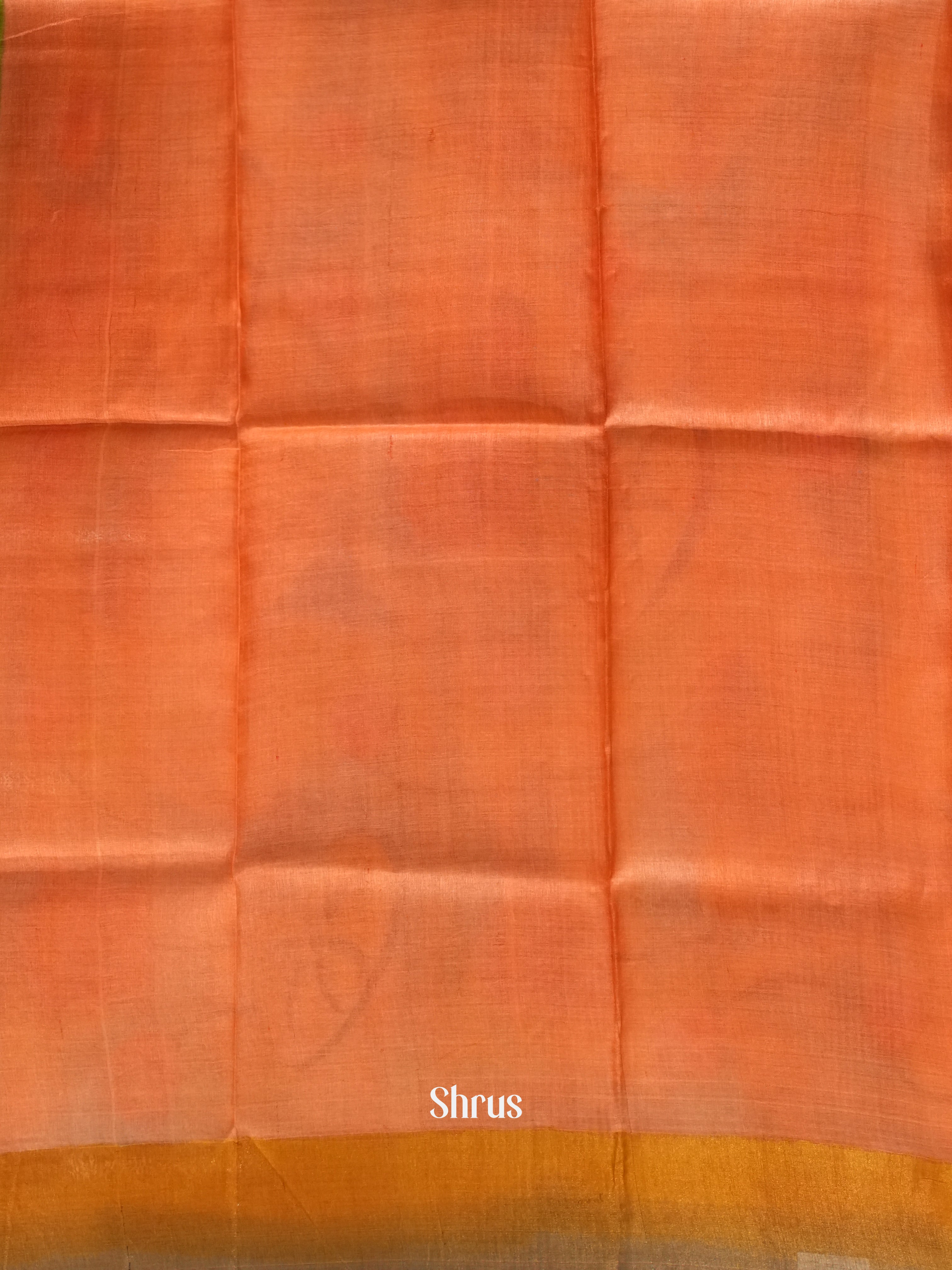 Green & Grey - Tussar Saree - Shop on ShrusEternity.com