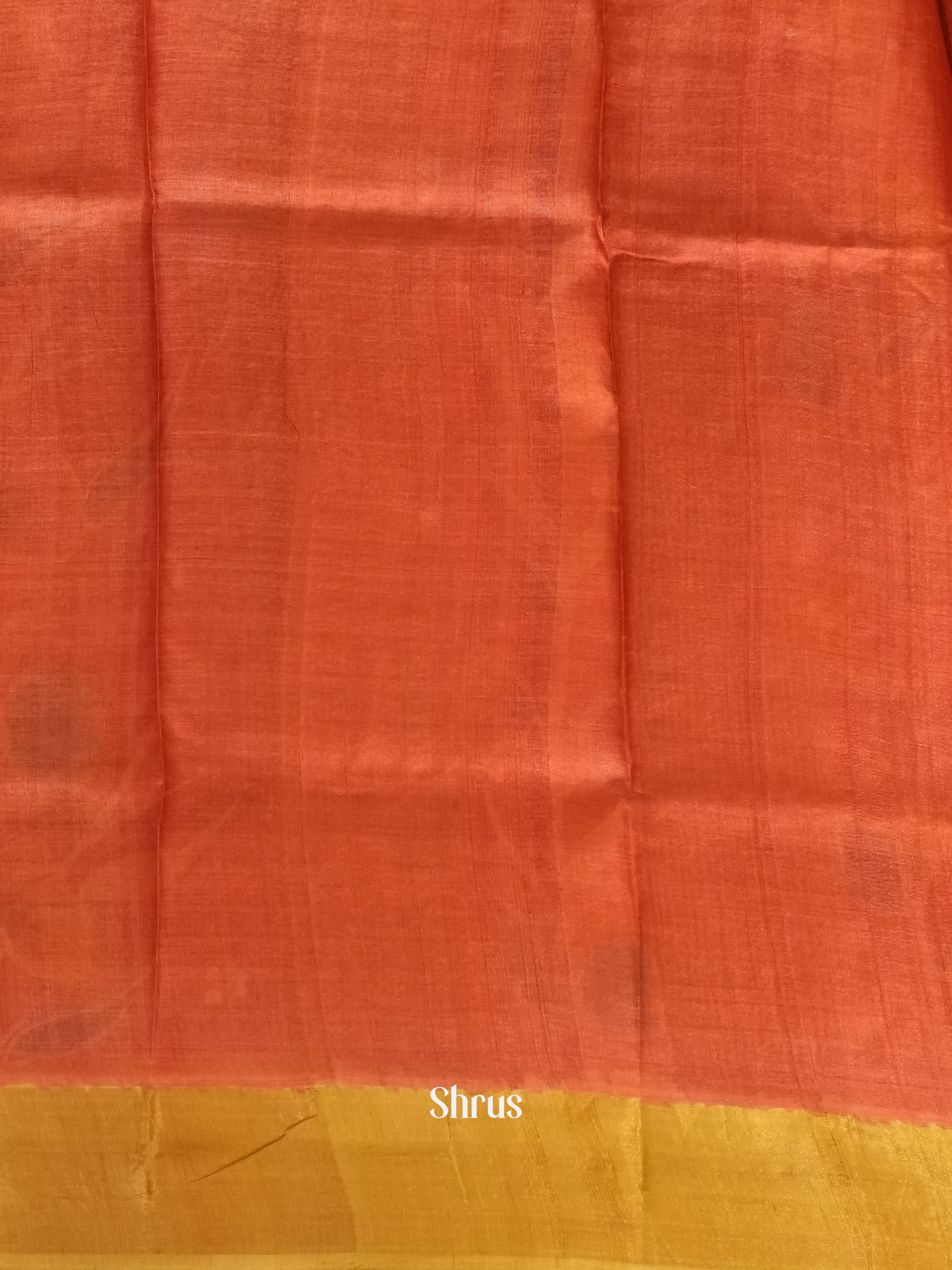 Pink & Beige - Tussar Saree - Shop on ShrusEternity.com