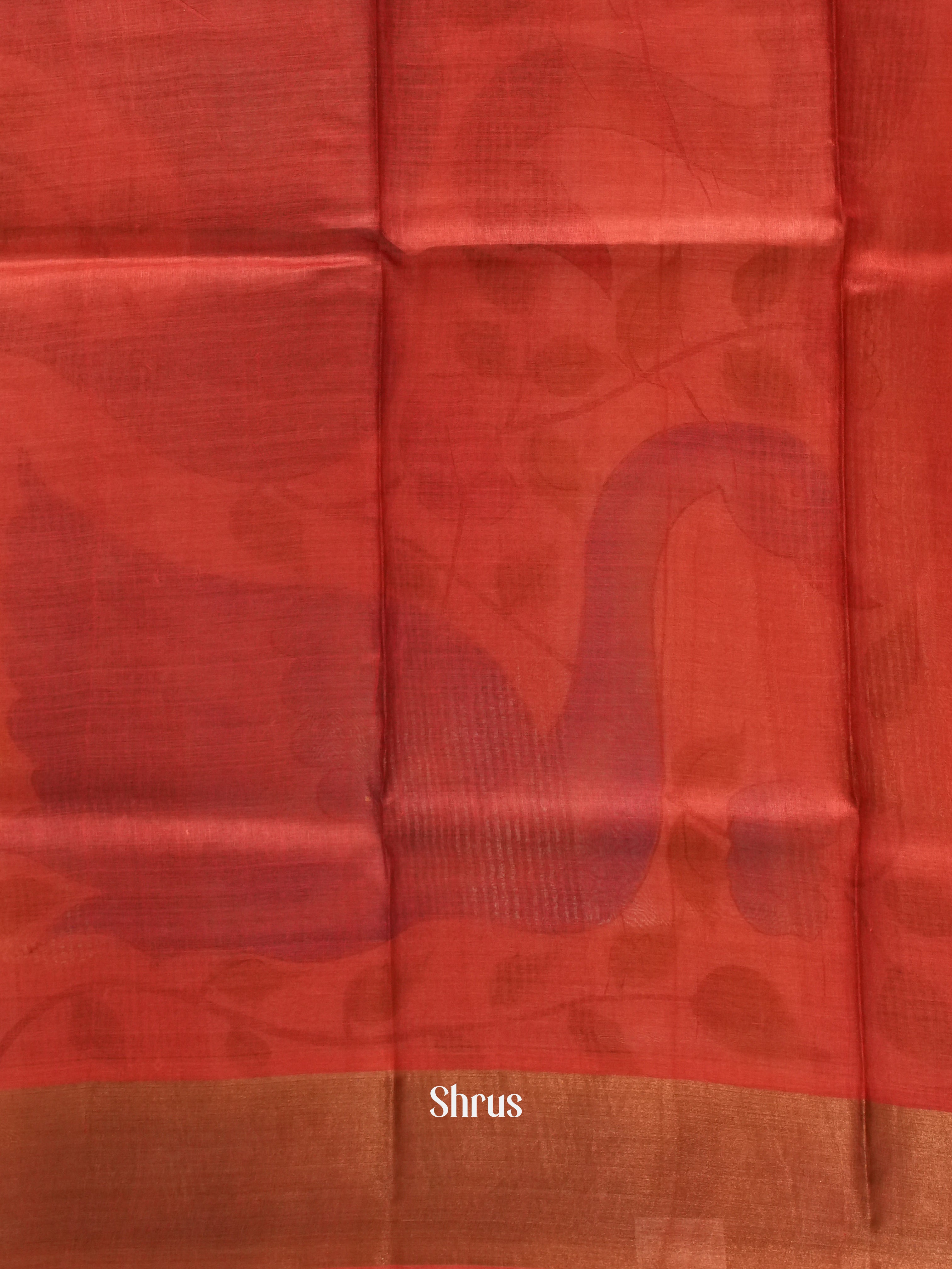 Gold & Pink - Tussar Saree - Shop on ShrusEternity.com