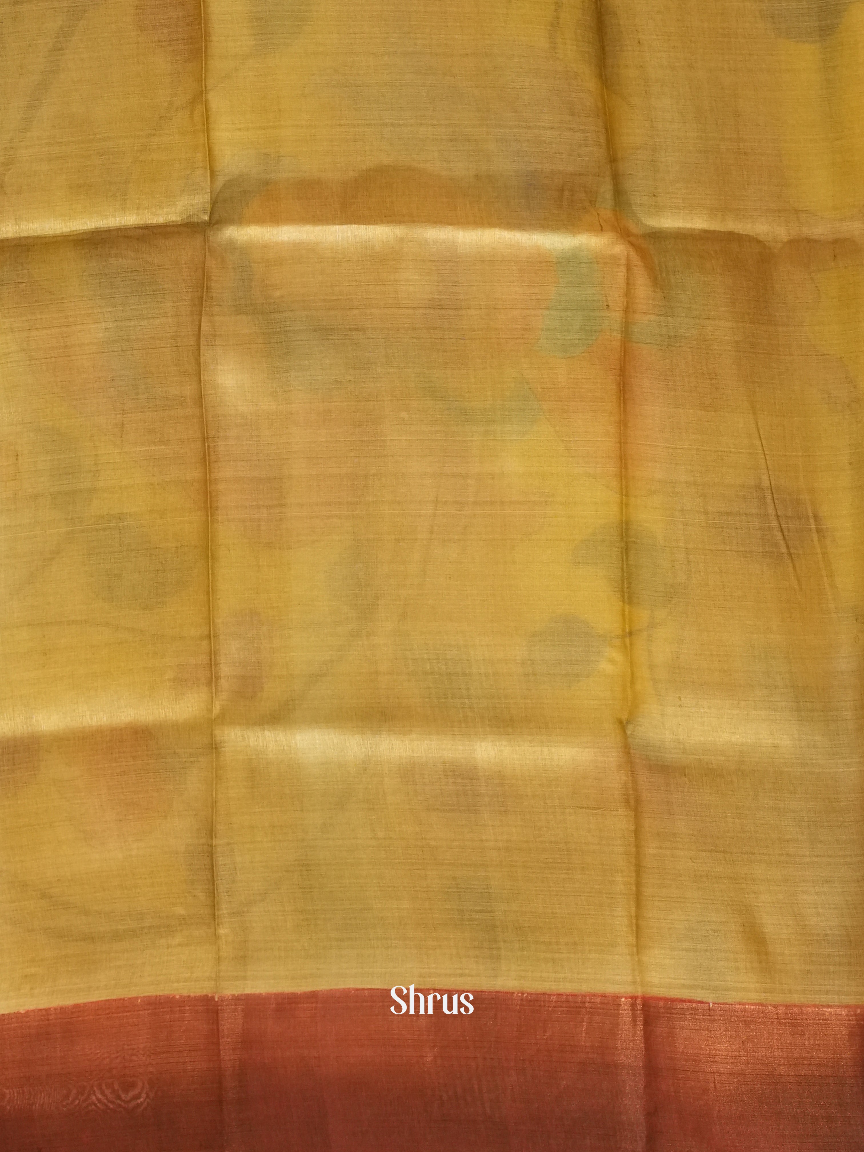 Green & Yellow - Tussar Saree - Shop on ShrusEternity.com