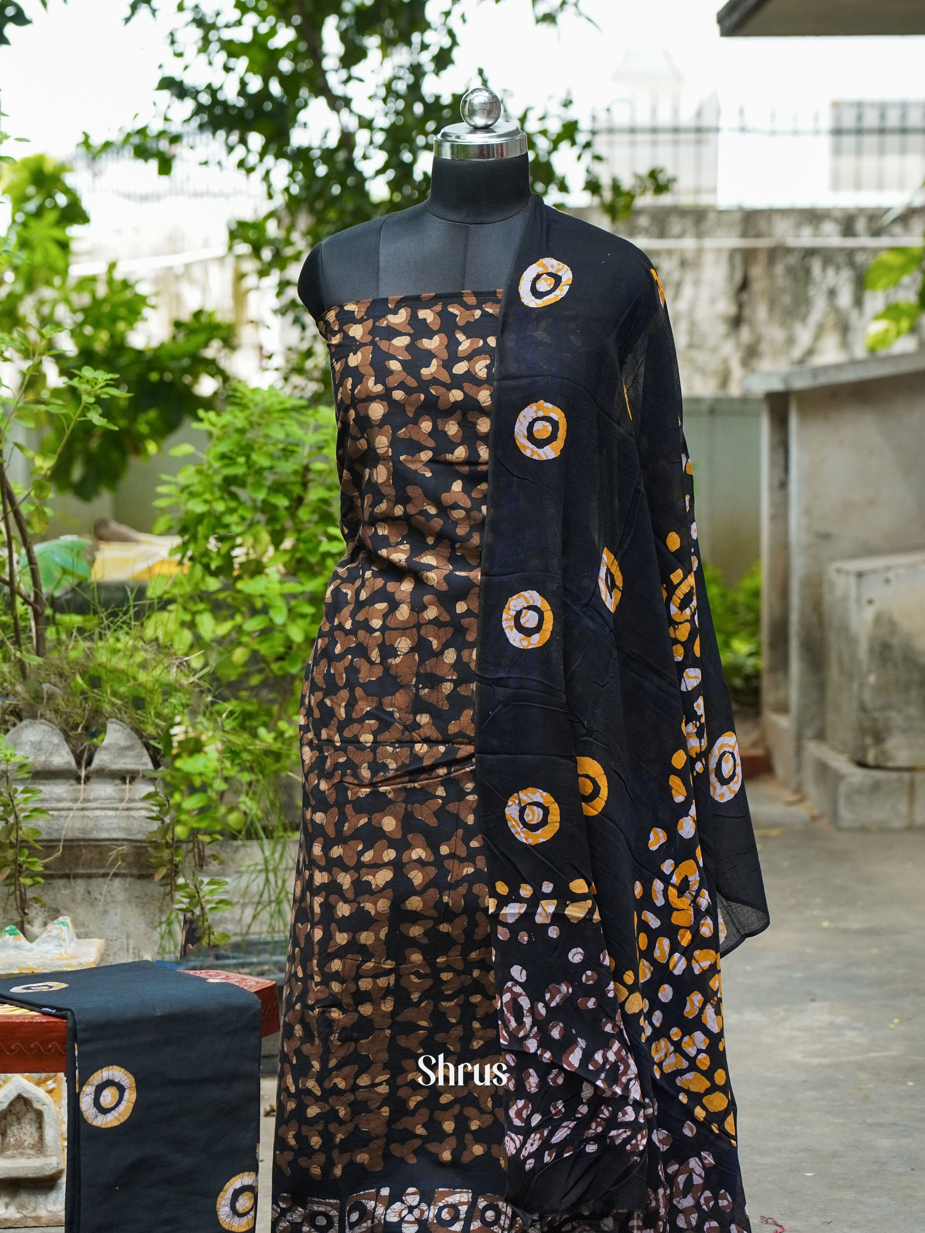 Black - Cotton salwar - Shop on ShrusEternity.com