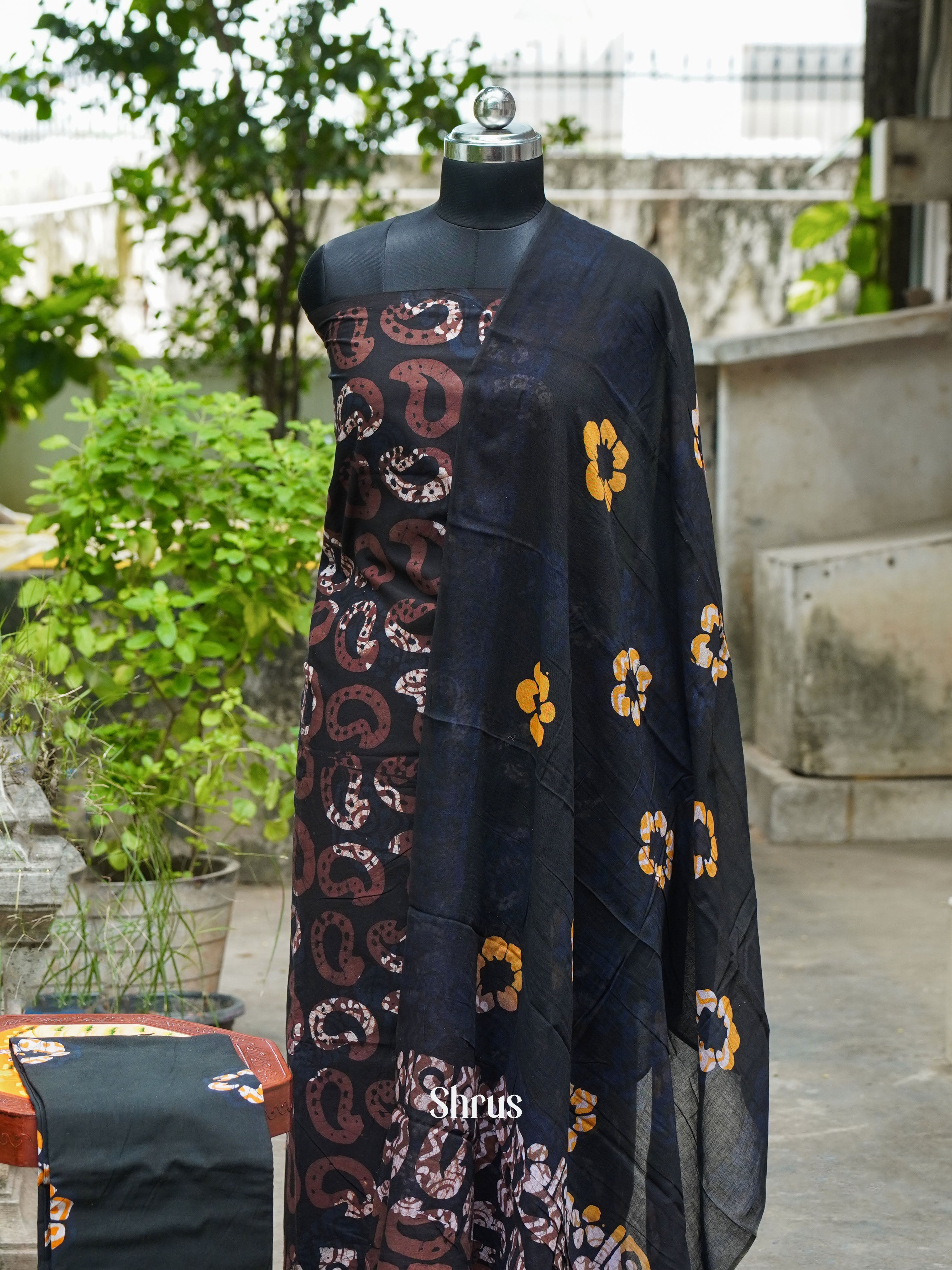 Black - Cotton salwar - Shop on ShrusEternity.com