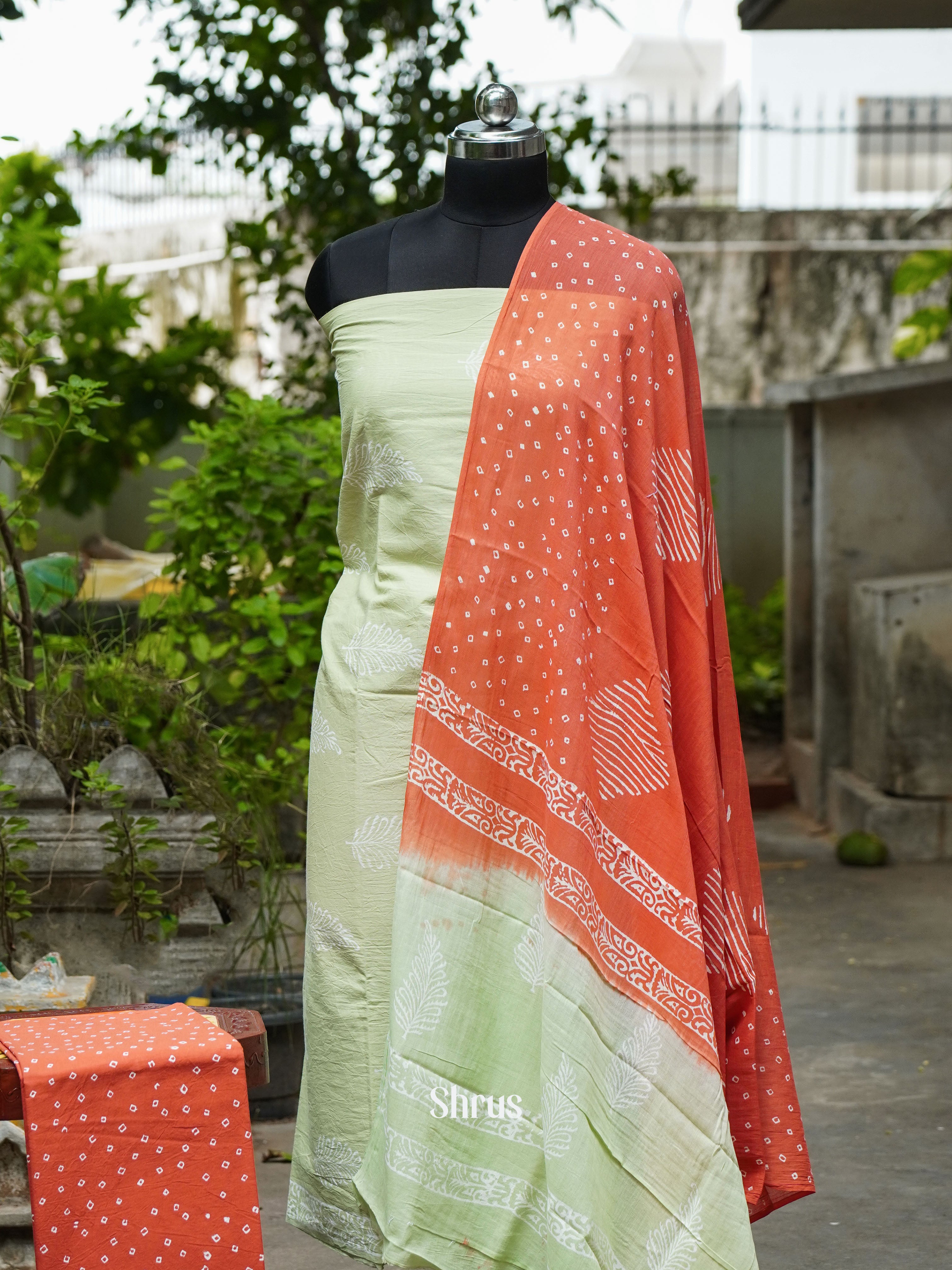 CGS01184- Cotton salwar - Shop on ShrusEternity.com