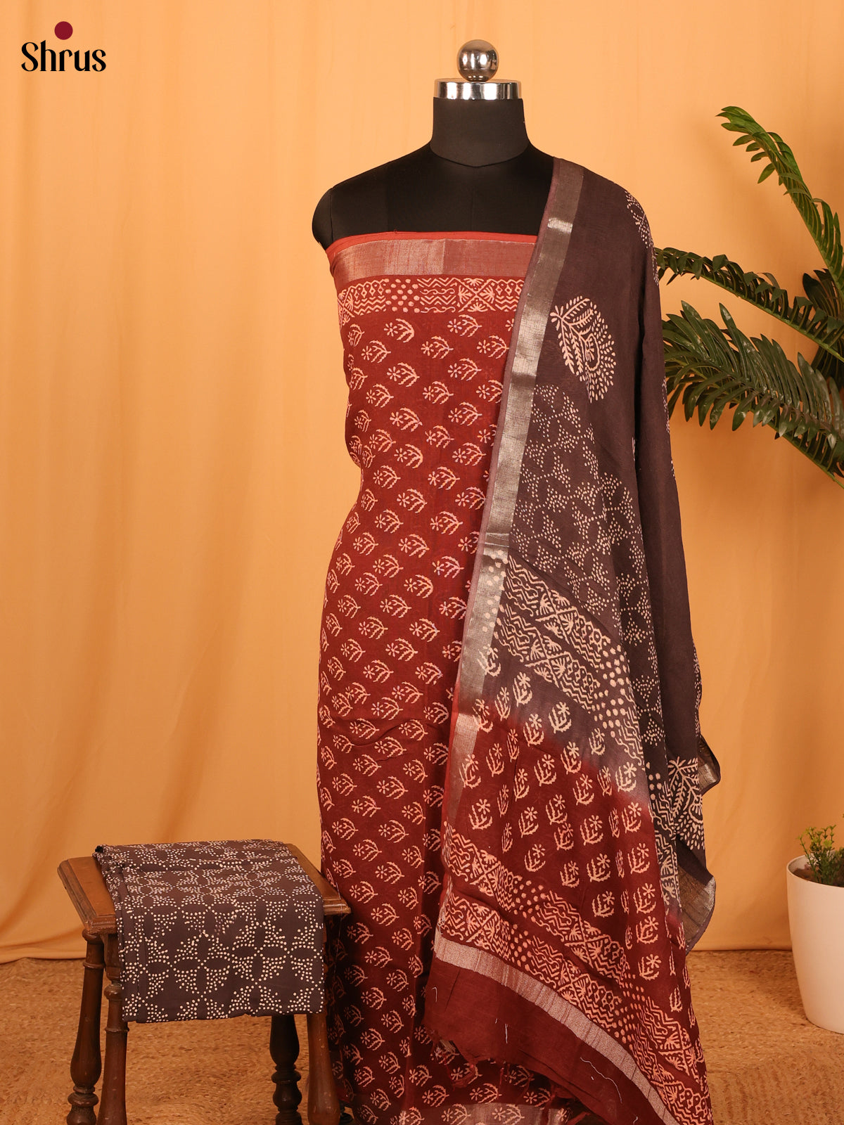 CGS01238 - Linen Salwar - Shop on ShrusEternity.com