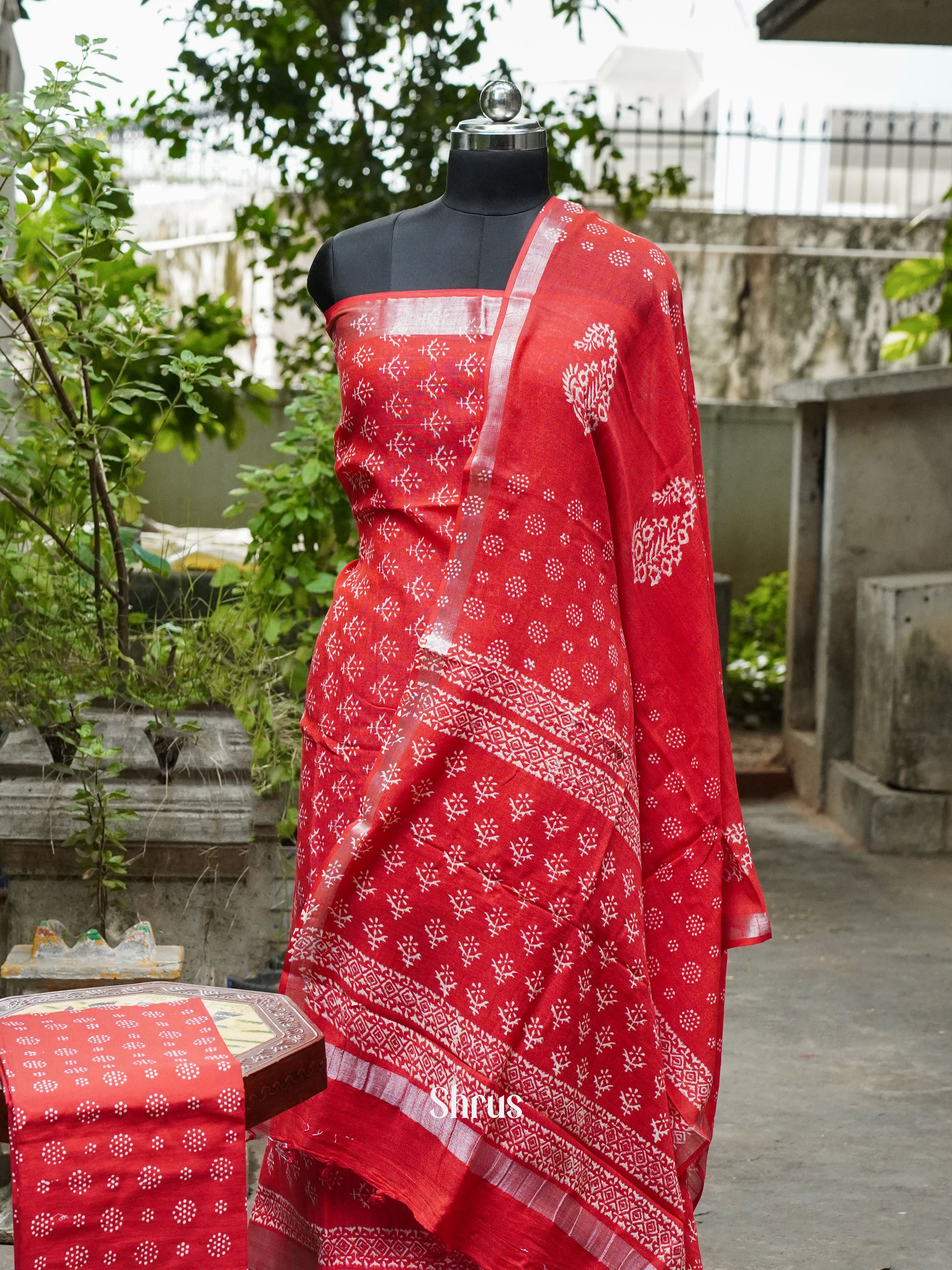 CGS01243 - Cotton salwar - Shop on ShrusEternity.com