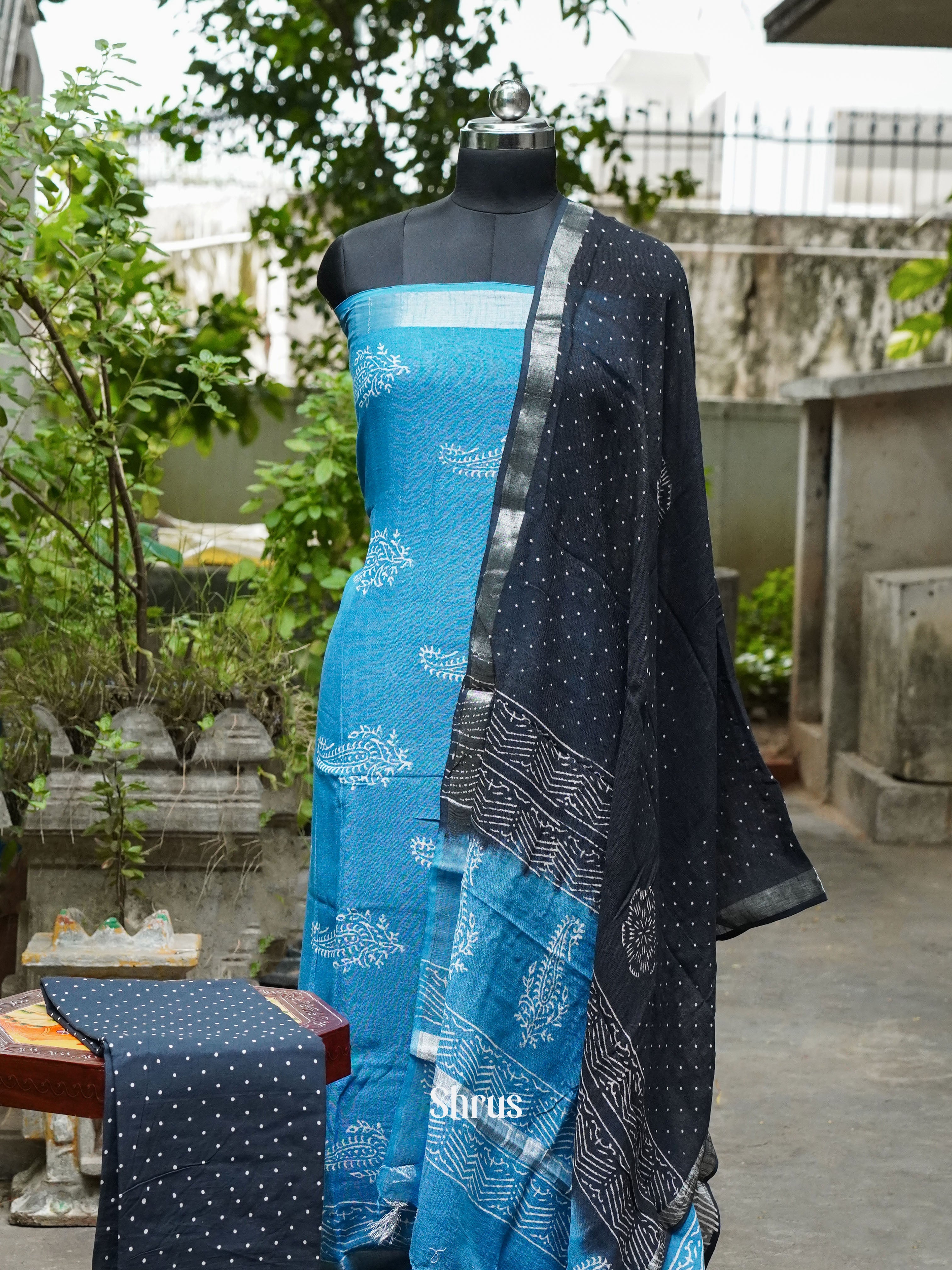 CGS01248 - Cotton salwar - Shop on ShrusEternity.com