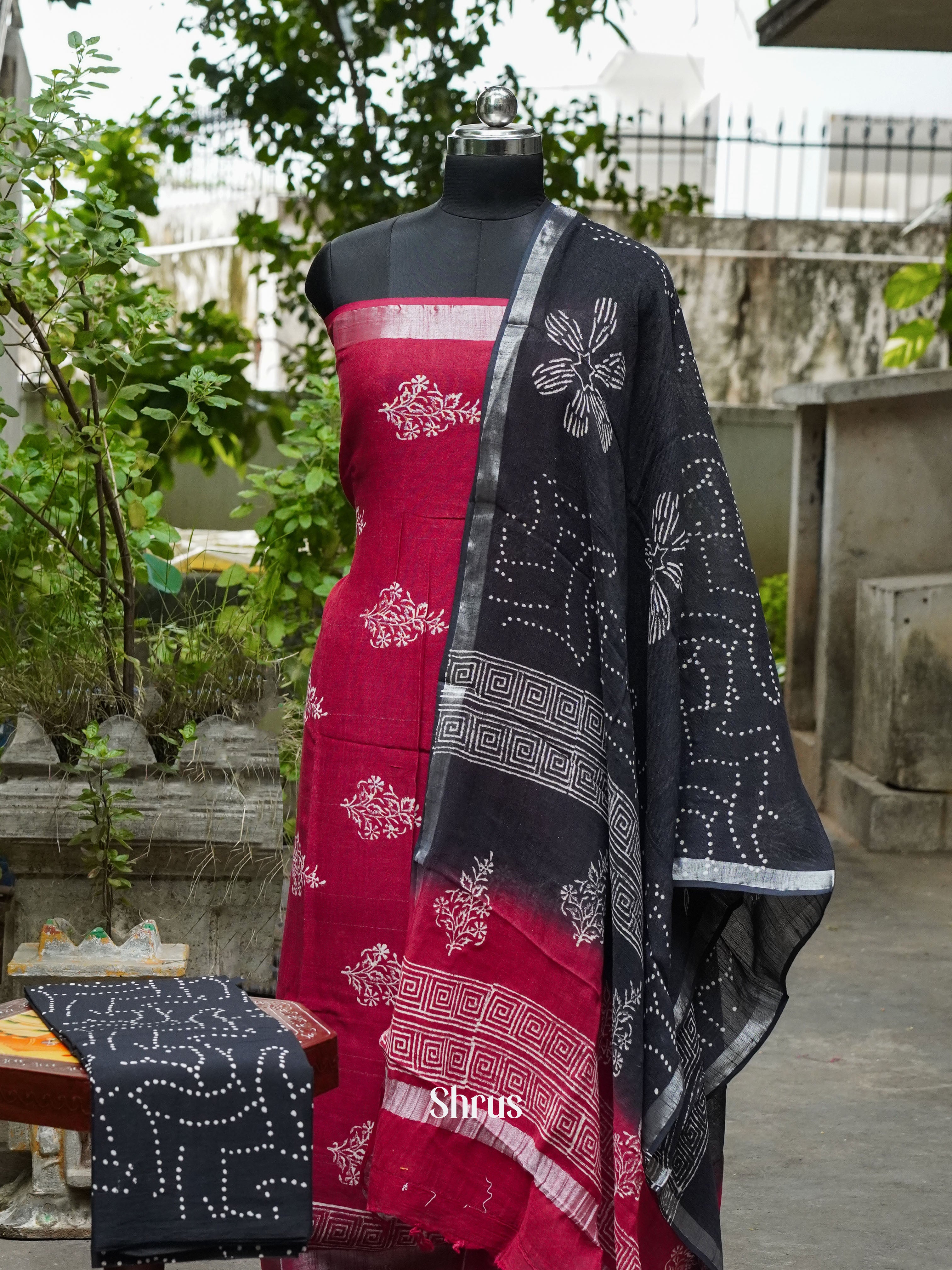 CGS01250 - Cotton salwar - Shop on ShrusEternity.com