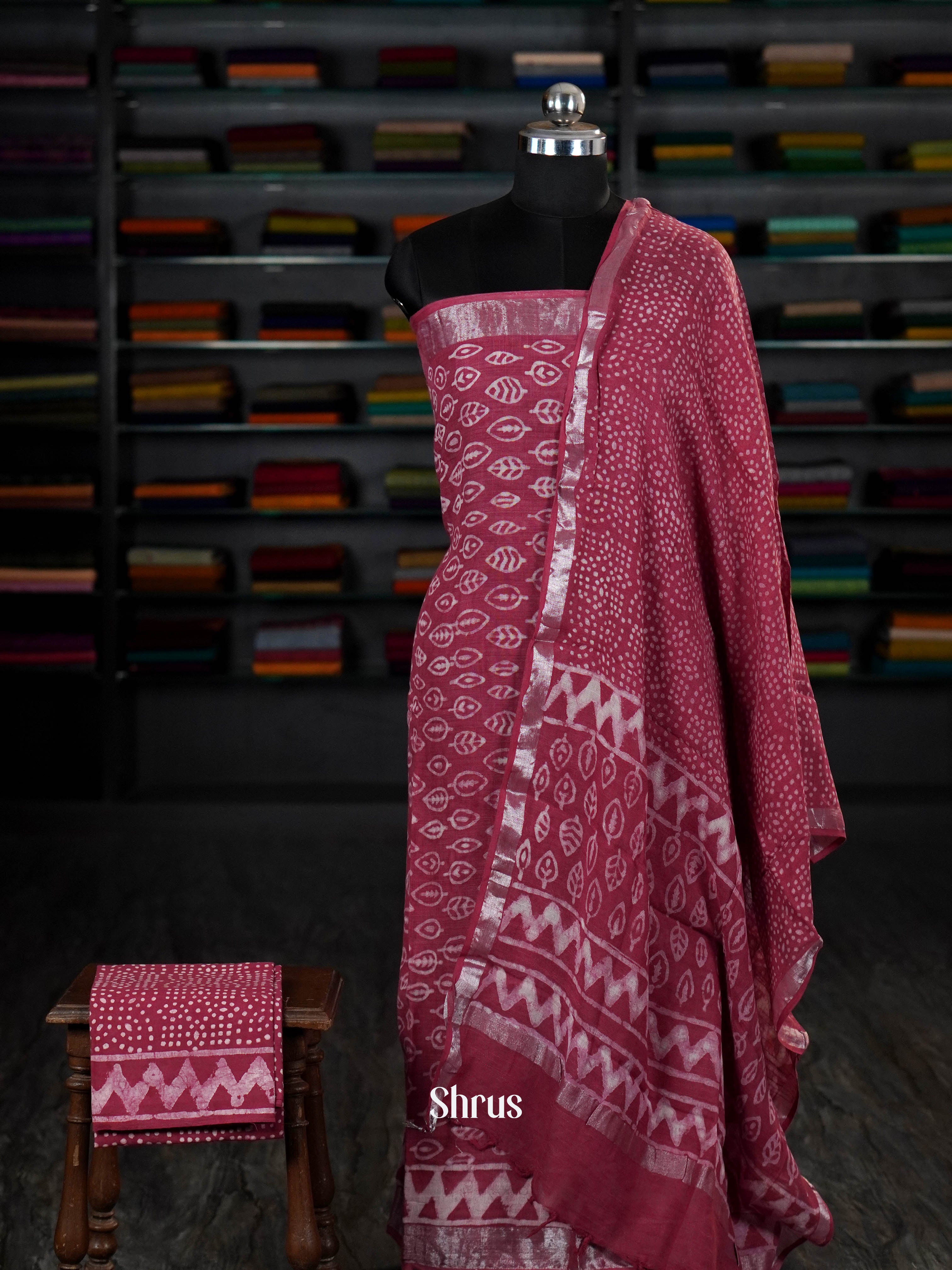 Light Pink - Linen Salwar - Shop on ShrusEternity.com