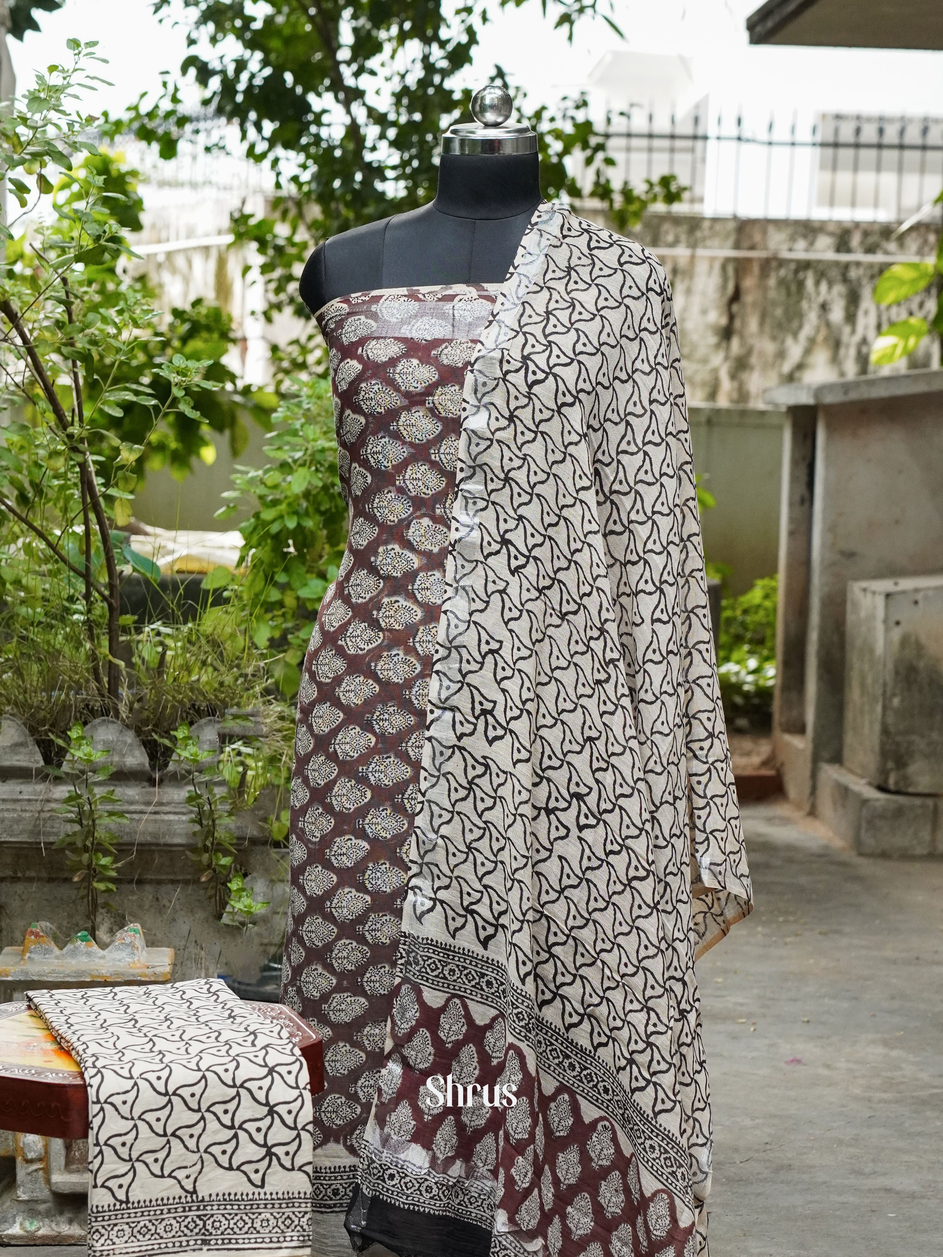 CGS01269 - Cotton salwar - Shop on ShrusEternity.com