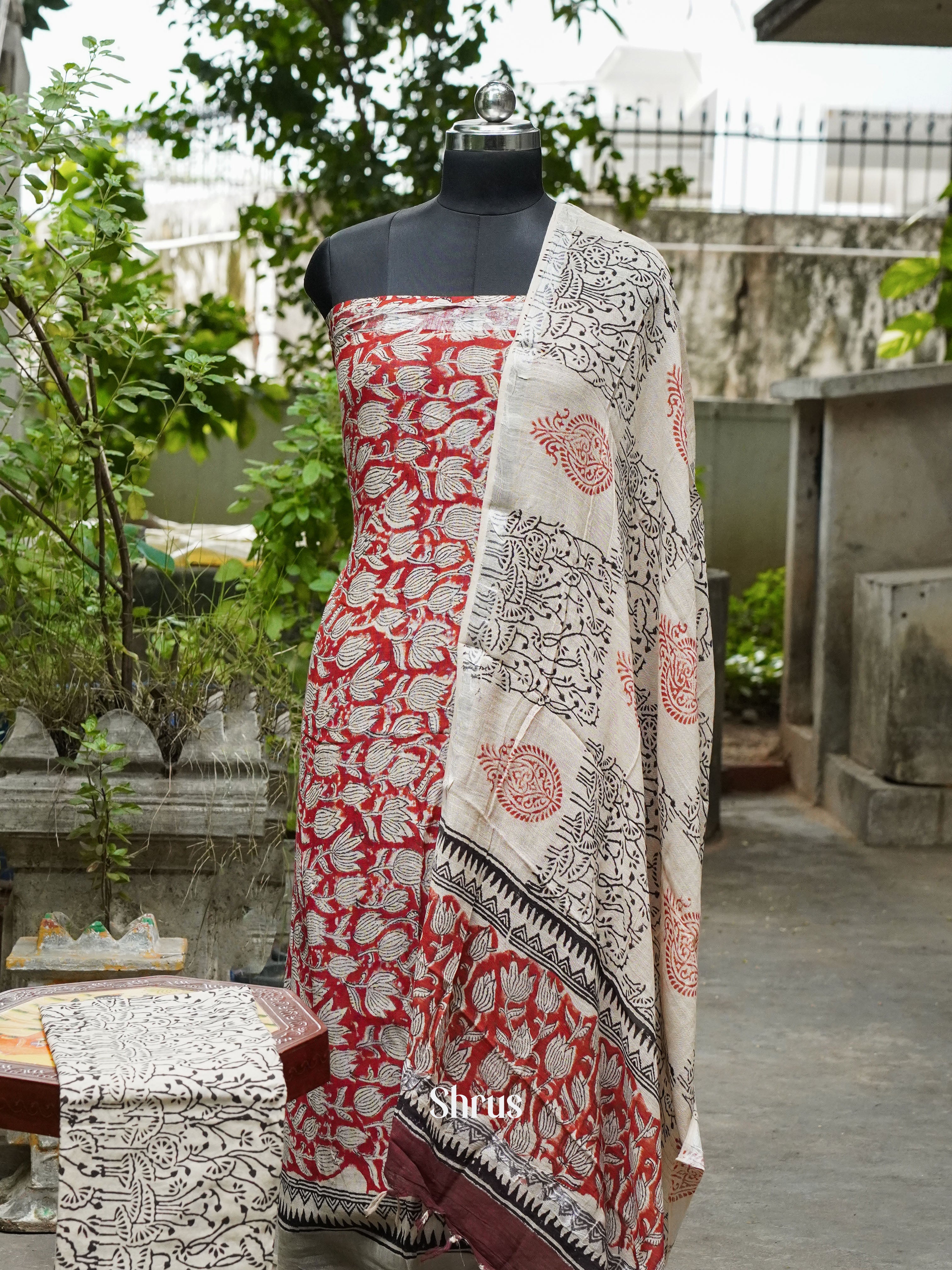 CGS01283 - Cotton salwar - Shop on ShrusEternity.com