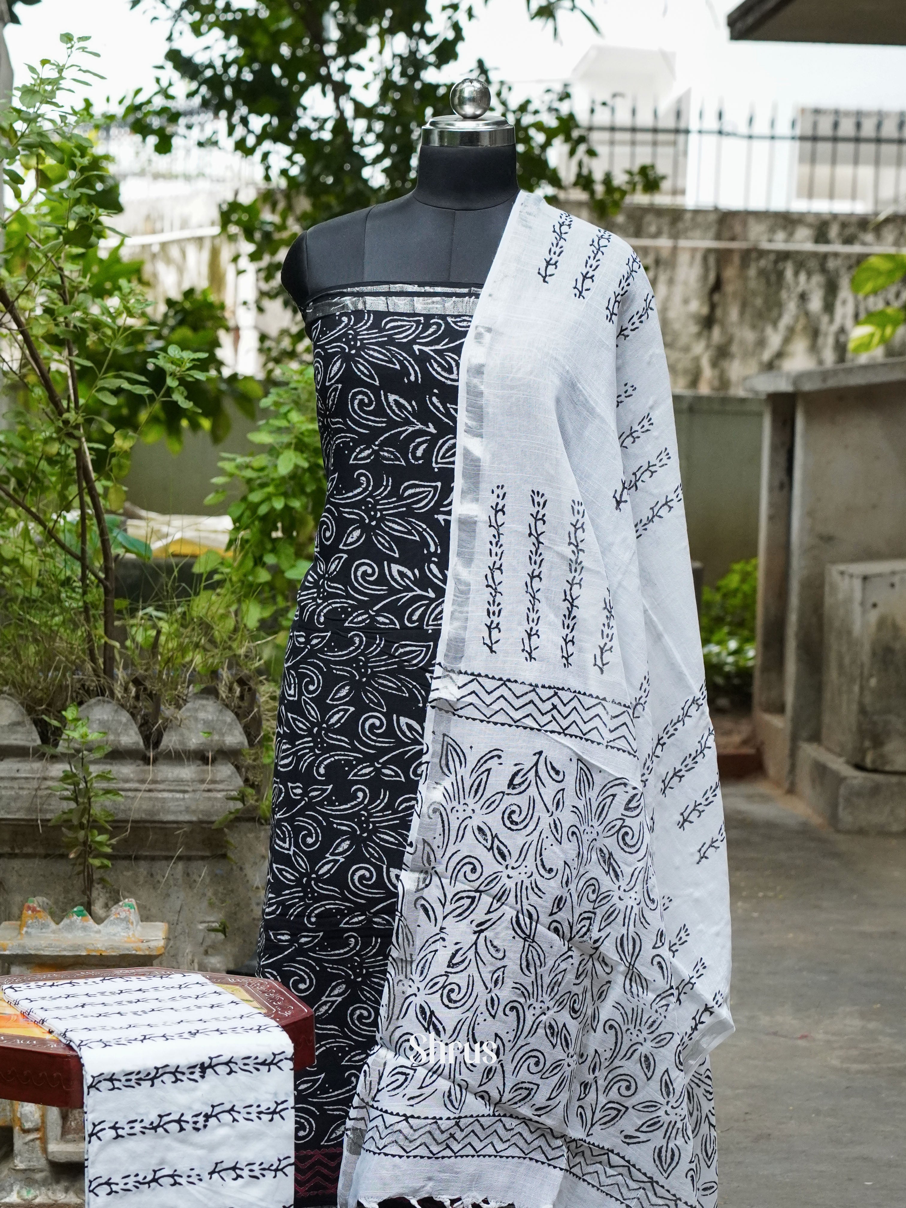 CGS01295 - Cotton salwar - Shop on ShrusEternity.com