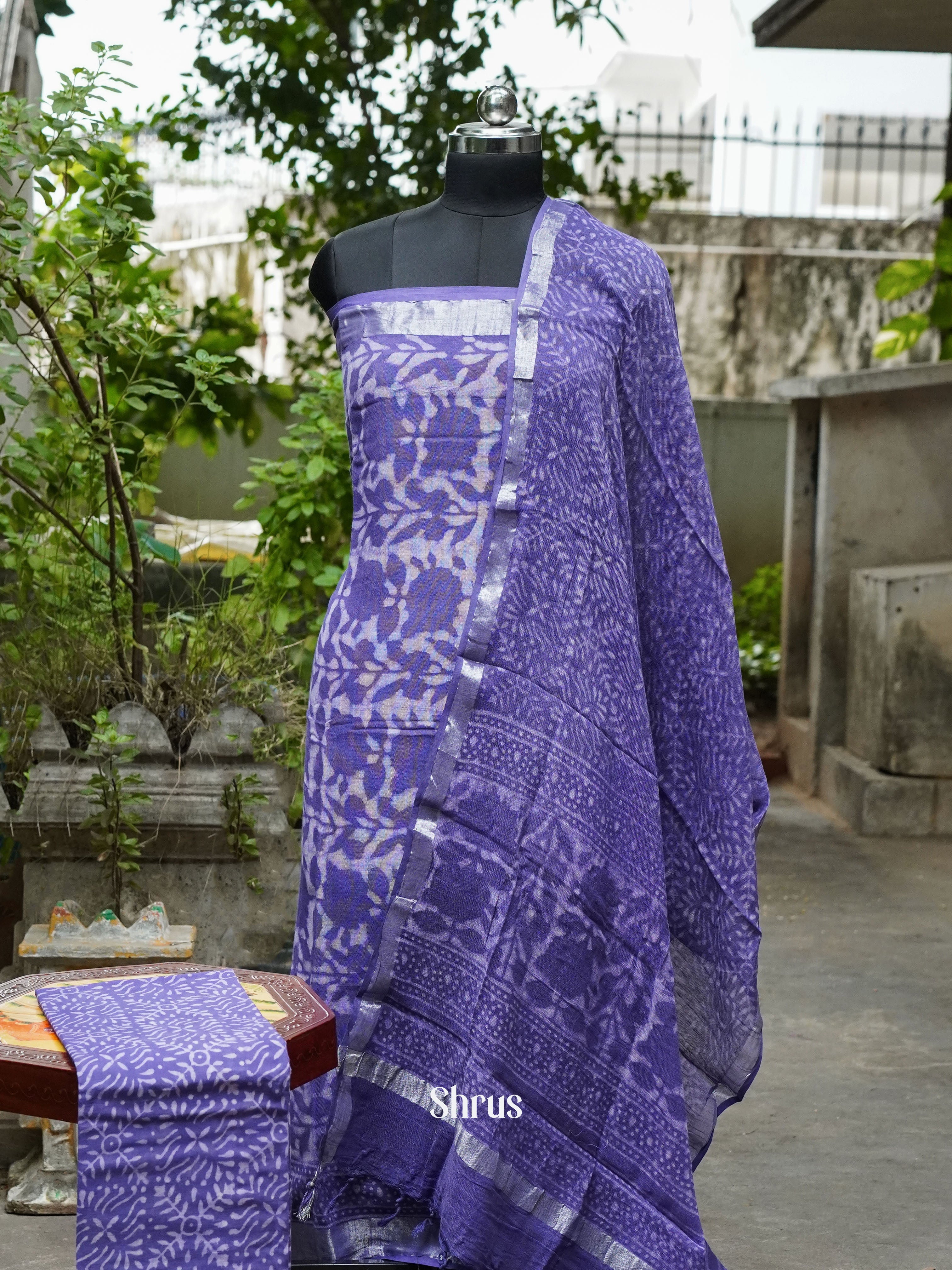 CGS01307 - Linen Salwar - Shop on ShrusEternity.com