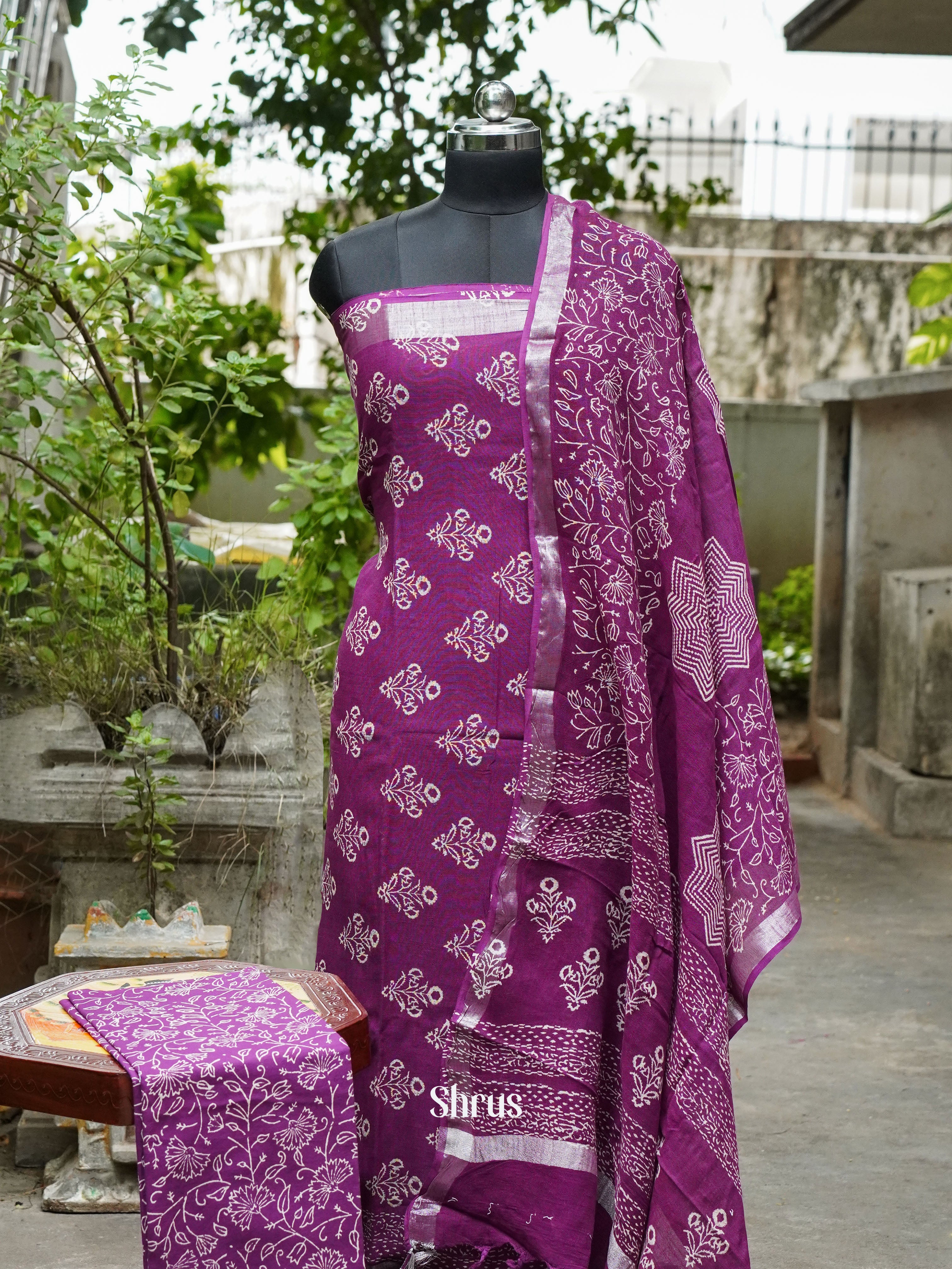 CGS01325 -Linen Salwar - Shop on ShrusEternity.com