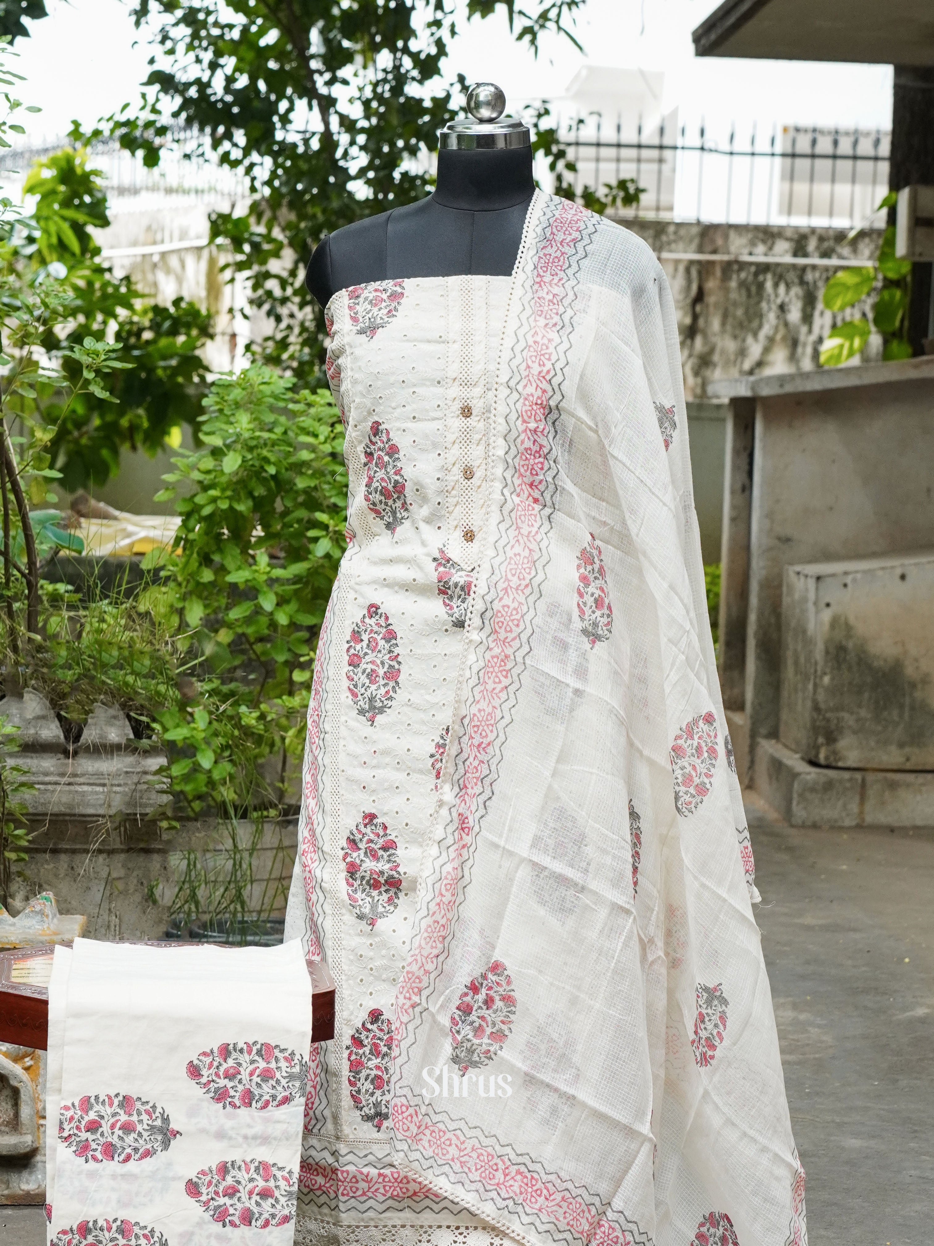 CGS01350 - Cotton salwar - Shop on ShrusEternity.com
