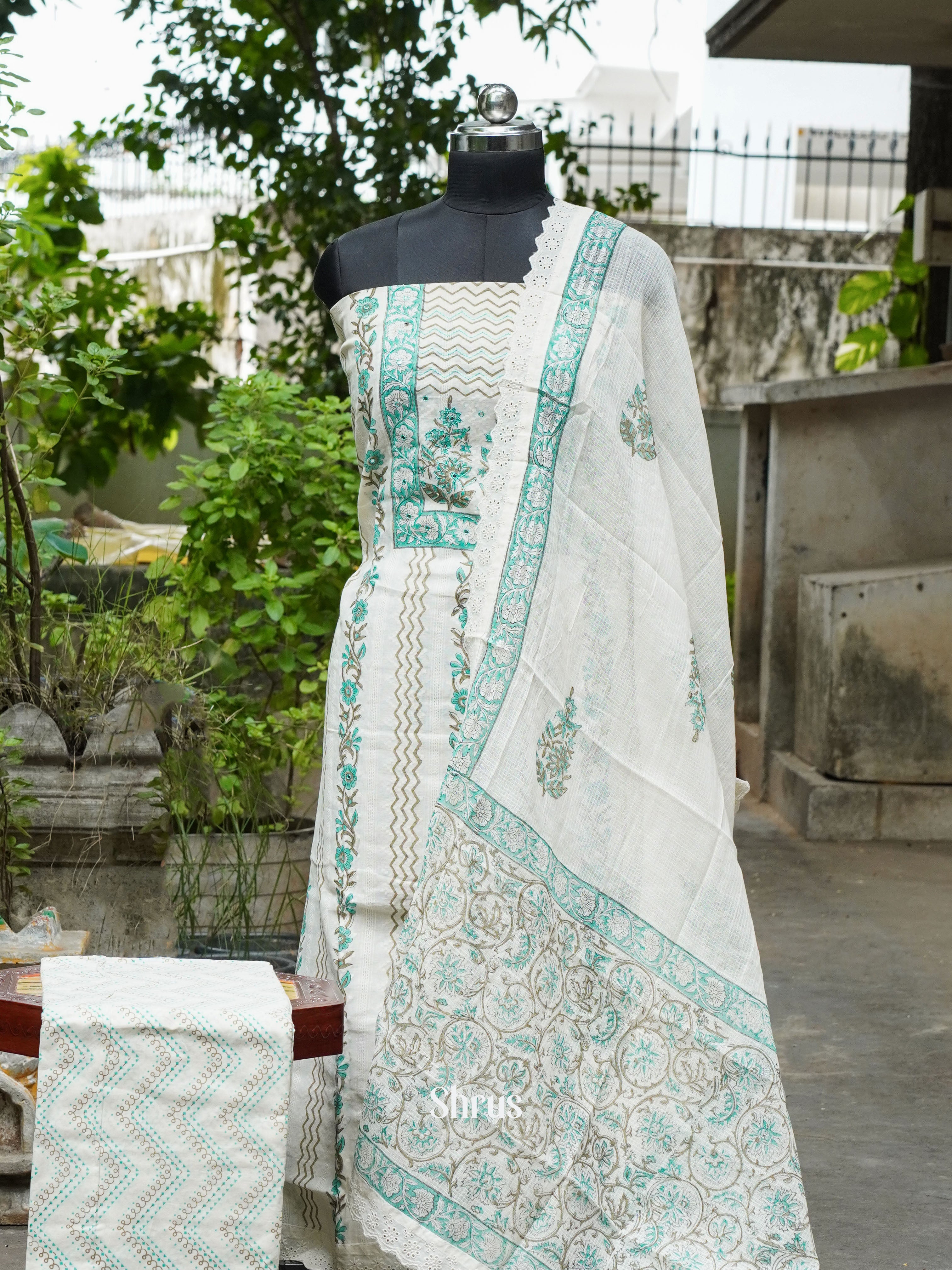 CGS01357 - Cotton salwar - Shop on ShrusEternity.com