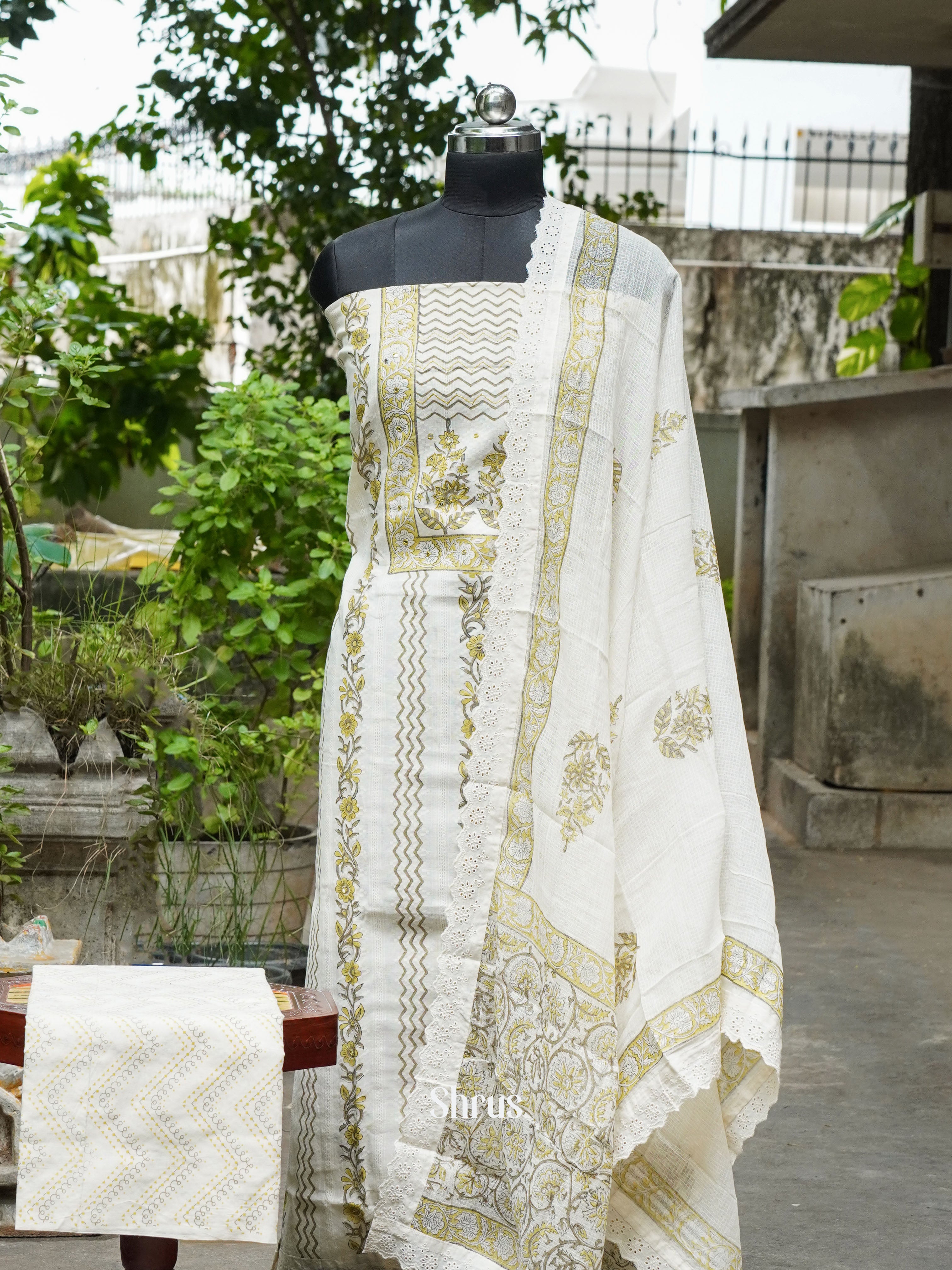 CGS01358 - Cotton salwar - Shop on ShrusEternity.com