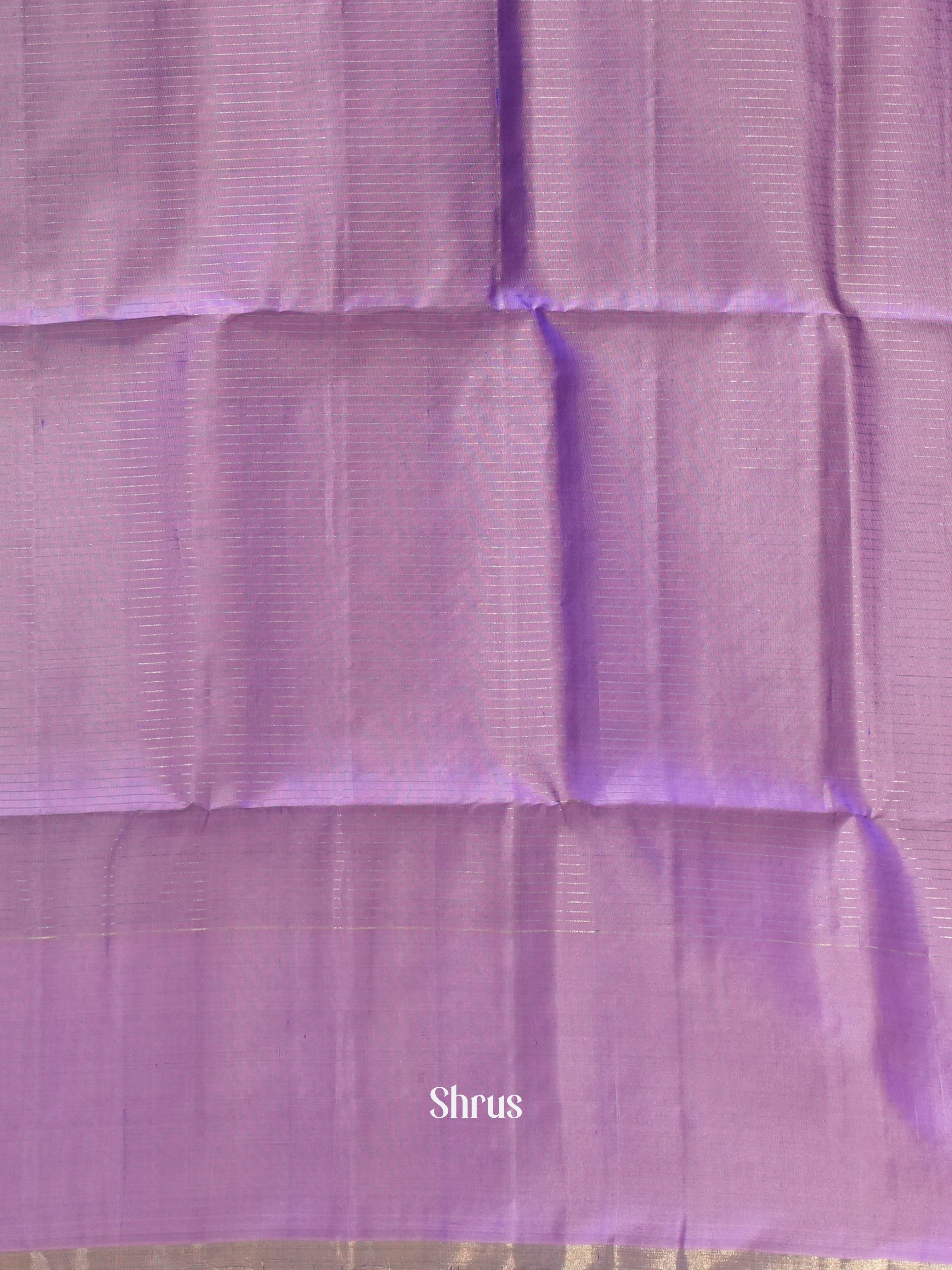 Blue & Lavender - Soft Silk Saree - Shop on ShrusEternity.com
