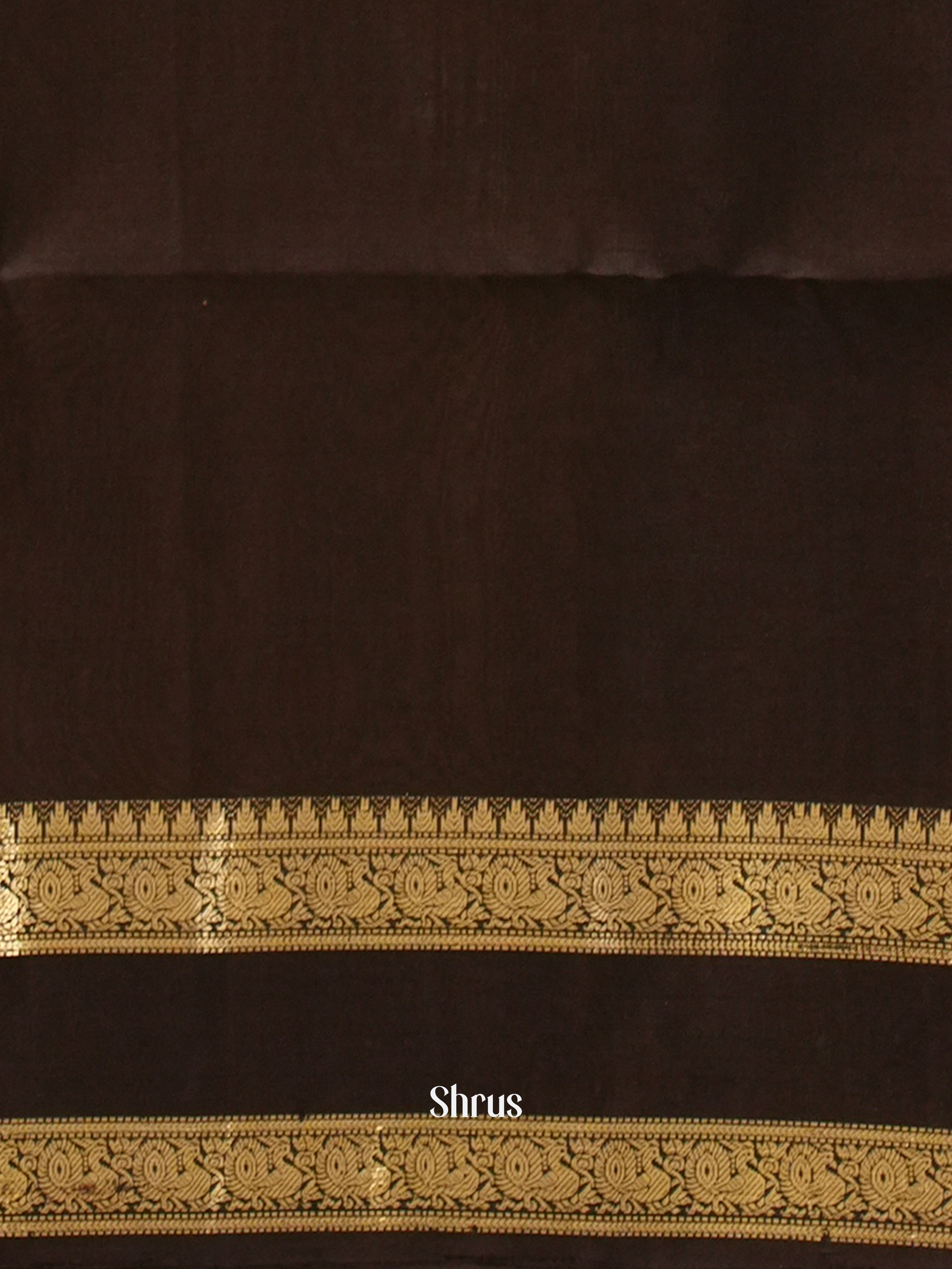 Honey & Brown - Soft Silk Saree - Shop on ShrusEternity.com