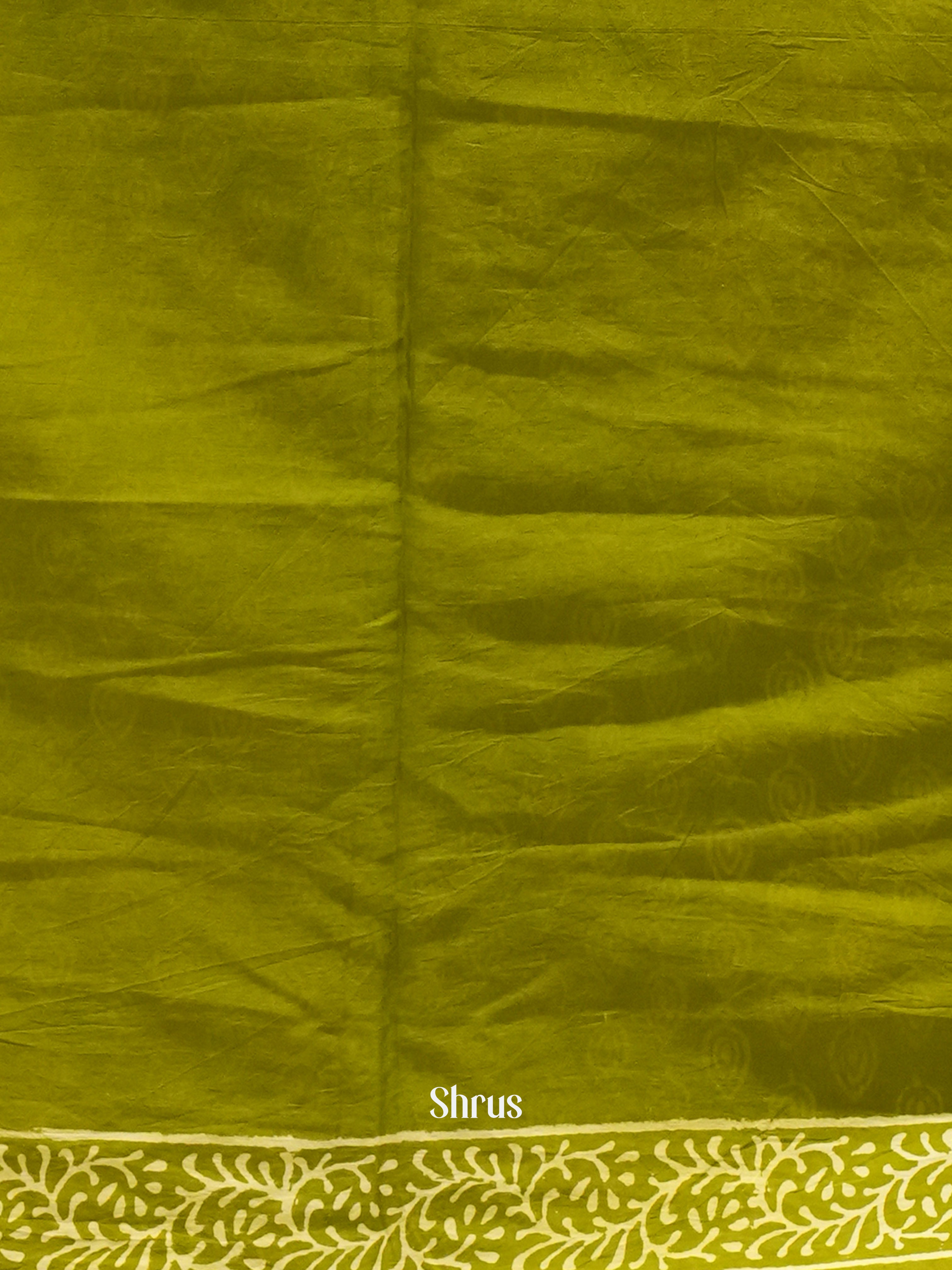 Green -Jaipur cotton Saree - Shop on ShrusEternity.com