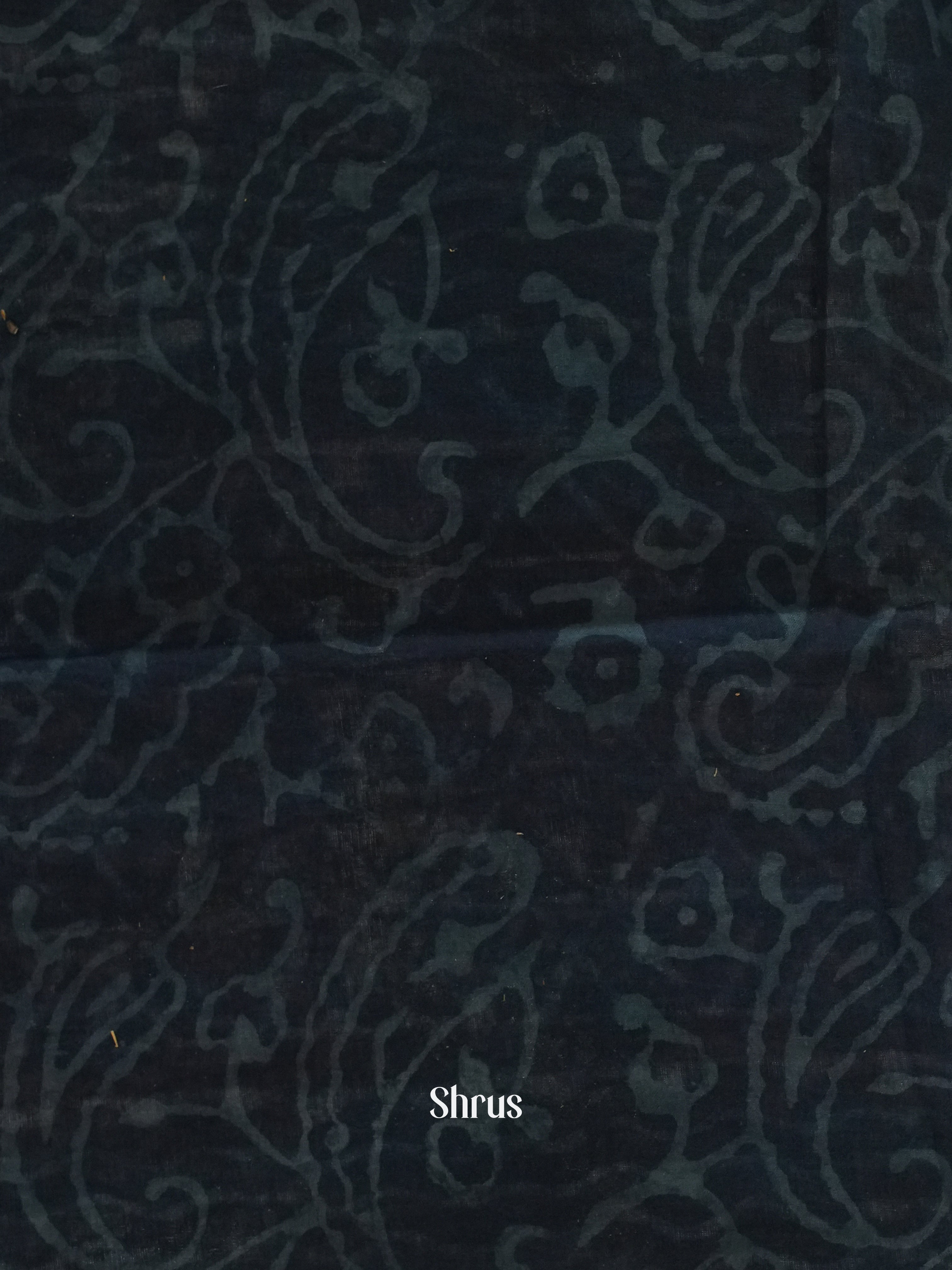 Blue - Jaipur cotton Saree - Shop on ShrusEternity.com