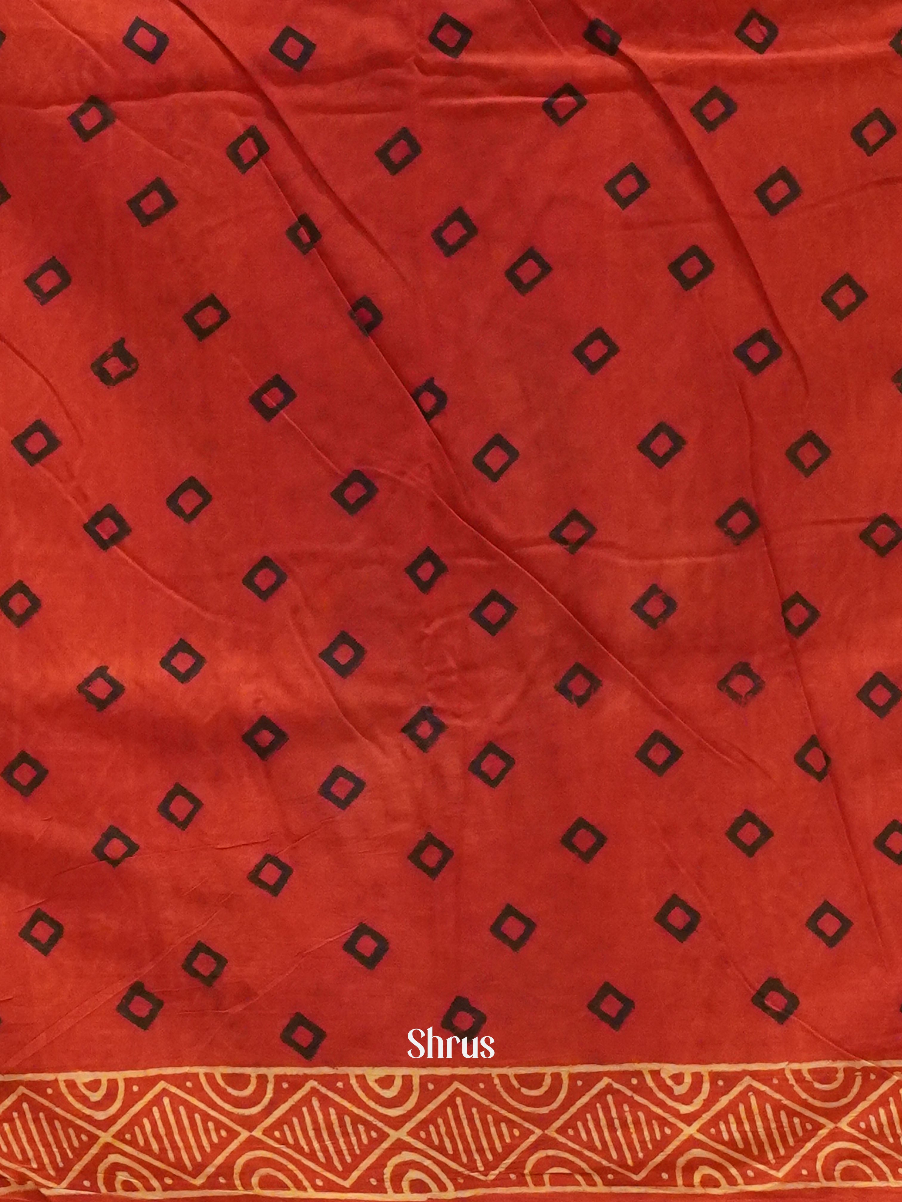 Red - Jaipur cotton - Shop on ShrusEternity.com