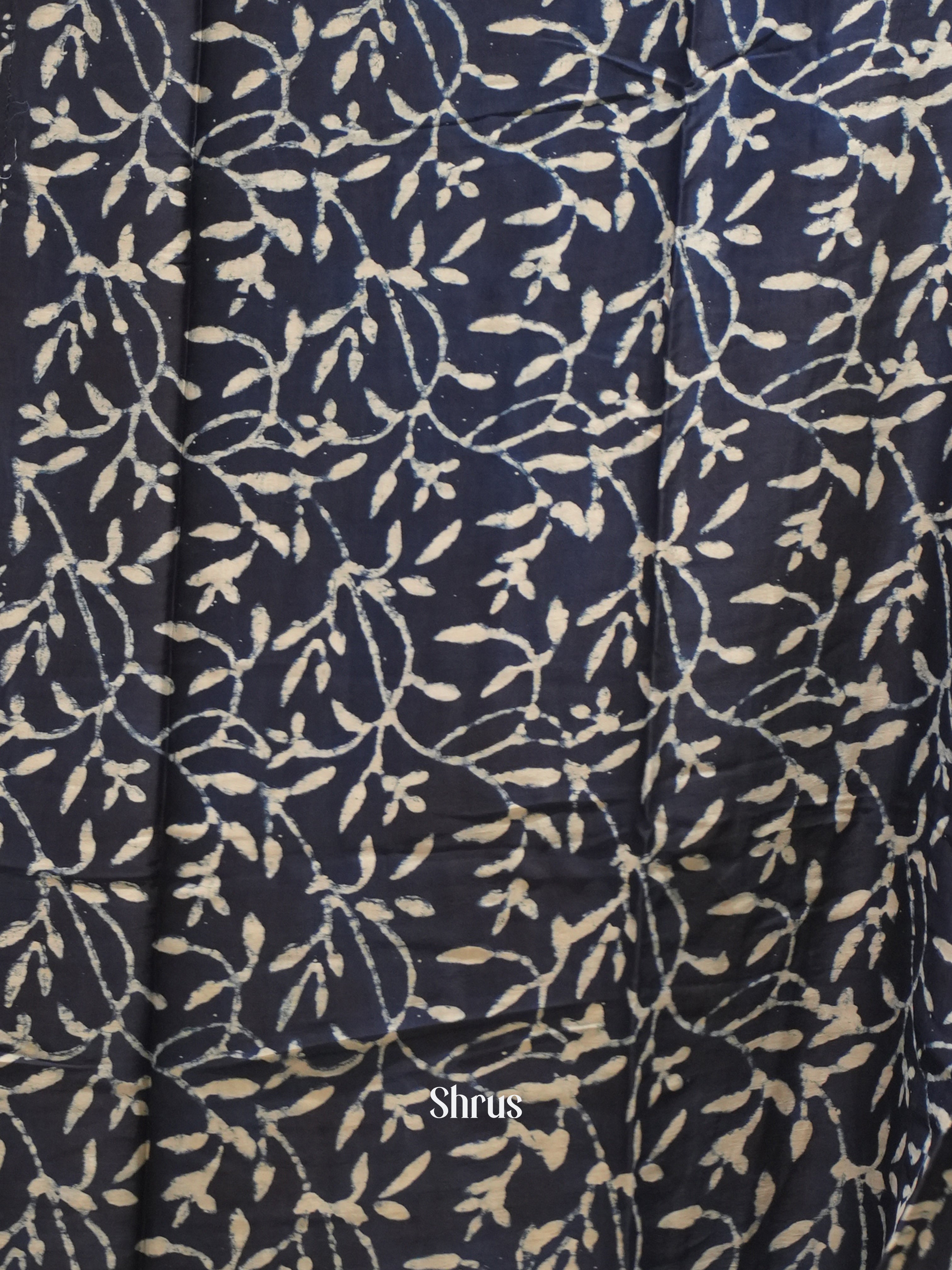 Blue - Modal Silk Saree - Shop on ShrusEternity.com