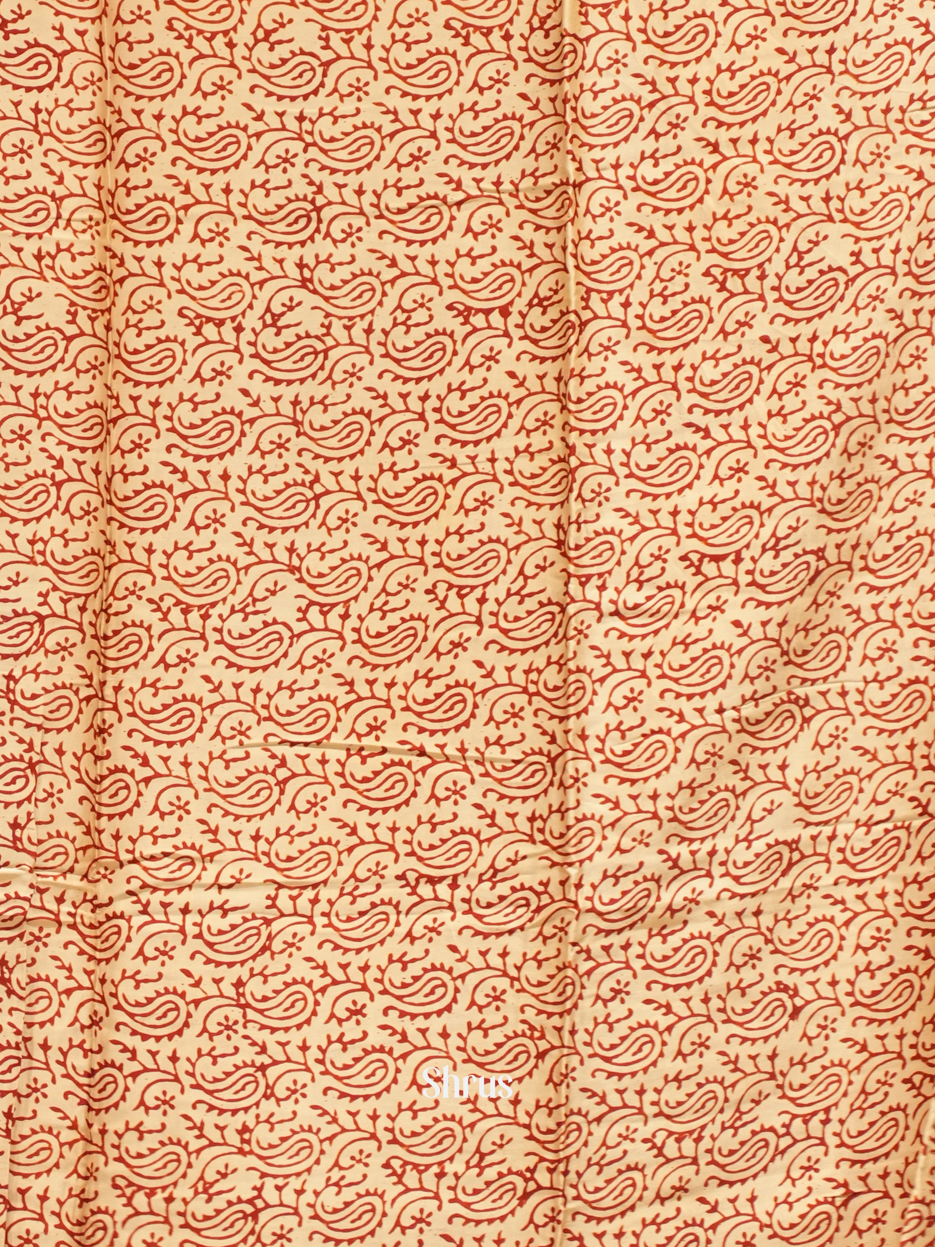 Black & Cream - Modal Silk Saree - Shop on ShrusEternity.com