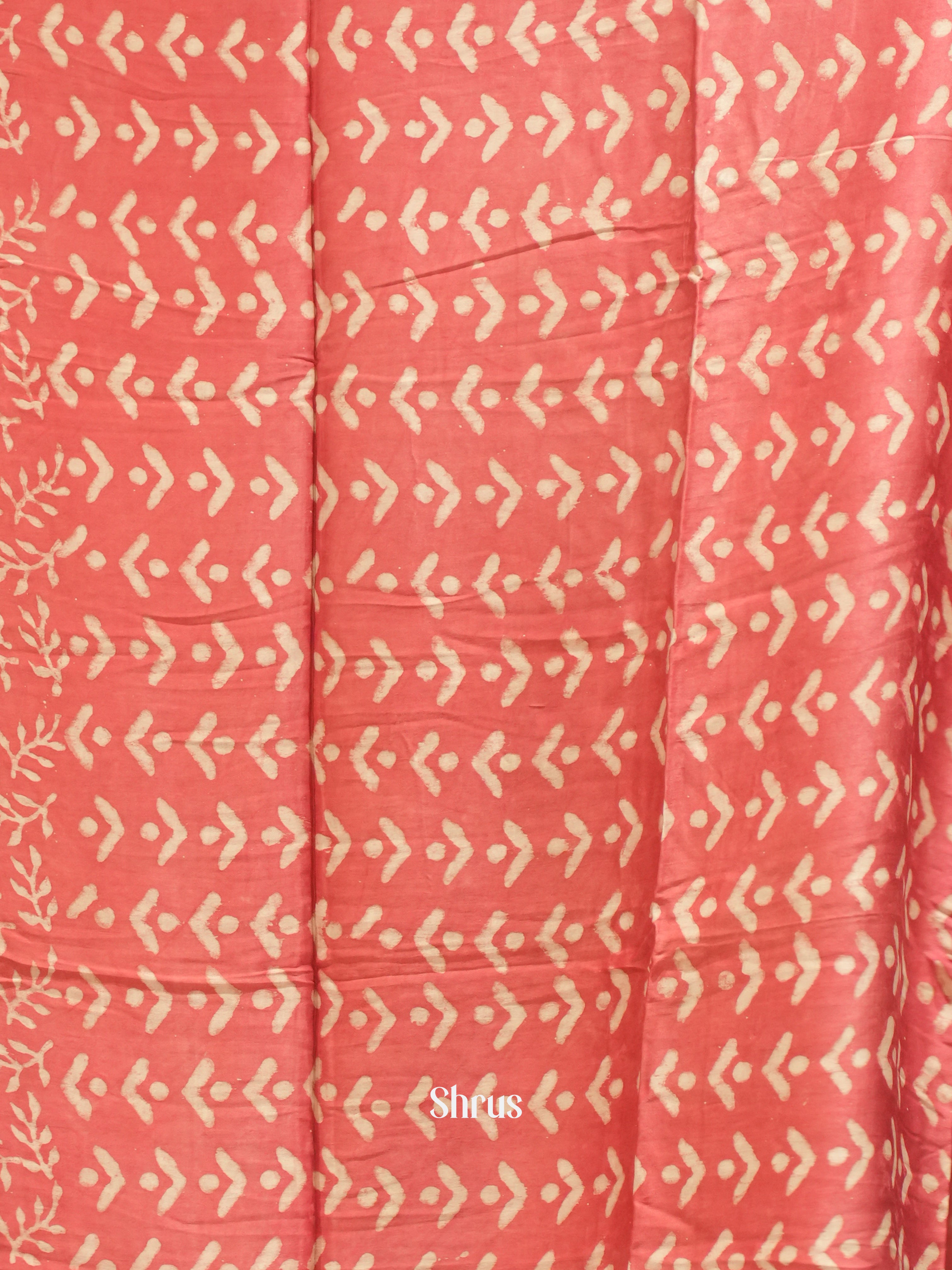 Pink - Modal Silk Saree - Shop on ShrusEternity.com